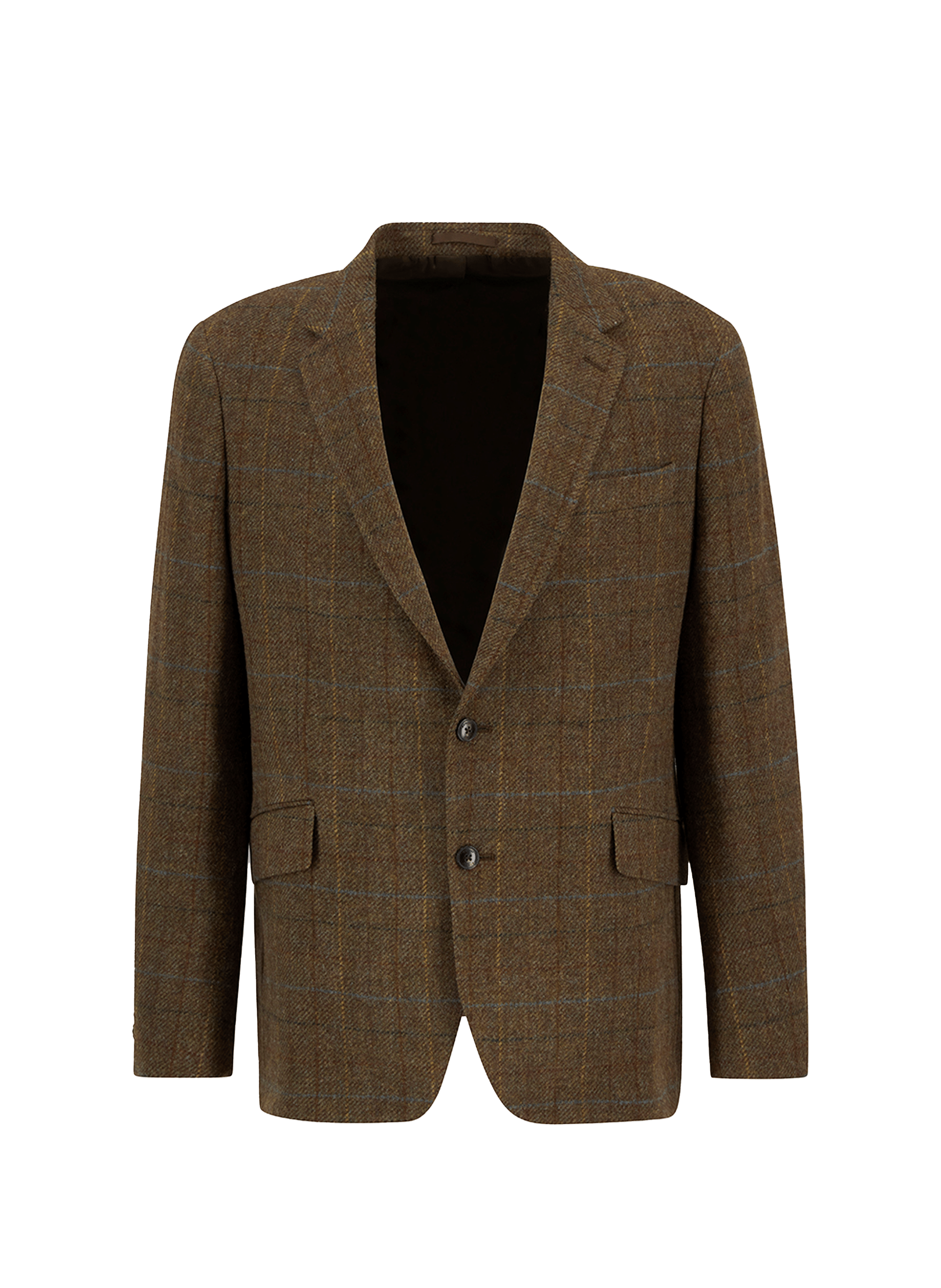 BARBOUR Check blazer Brown