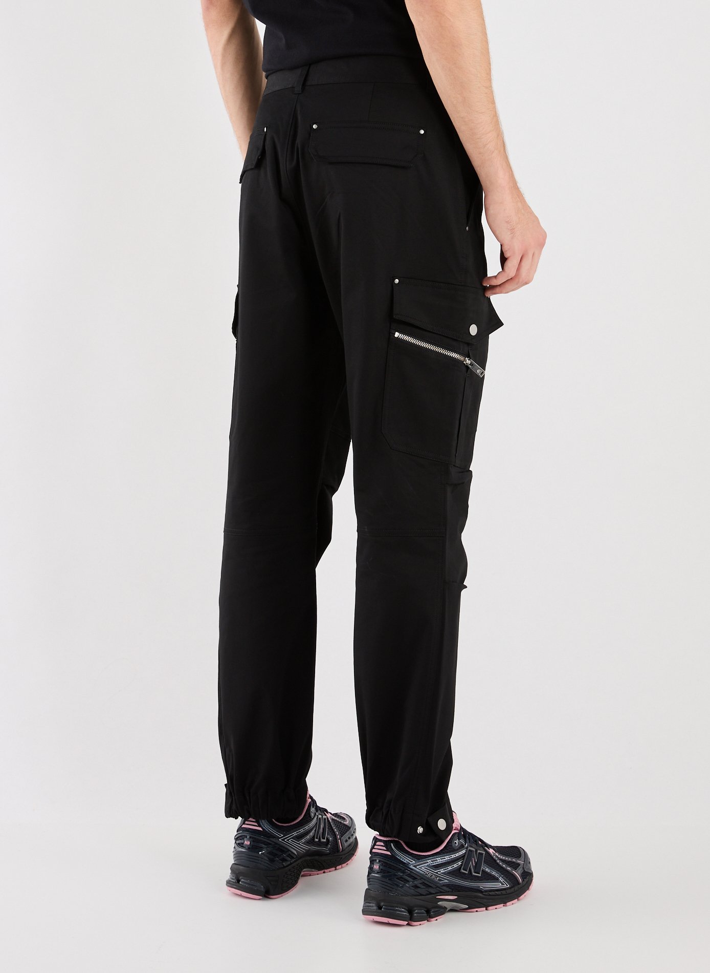 Cotton blend cargo pants MOOSE KNUCKLES Black