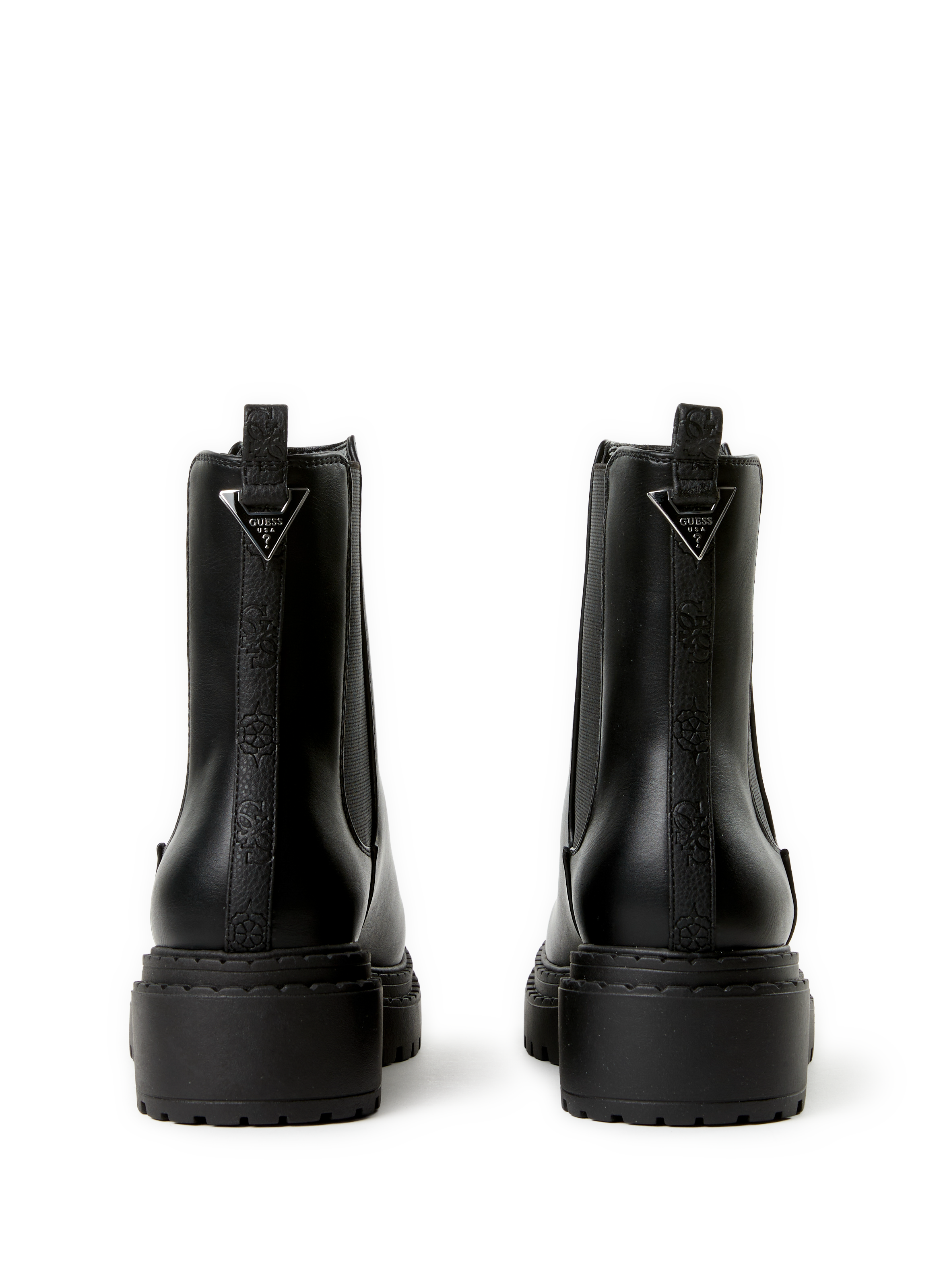 Bottines unies GUESS Noir