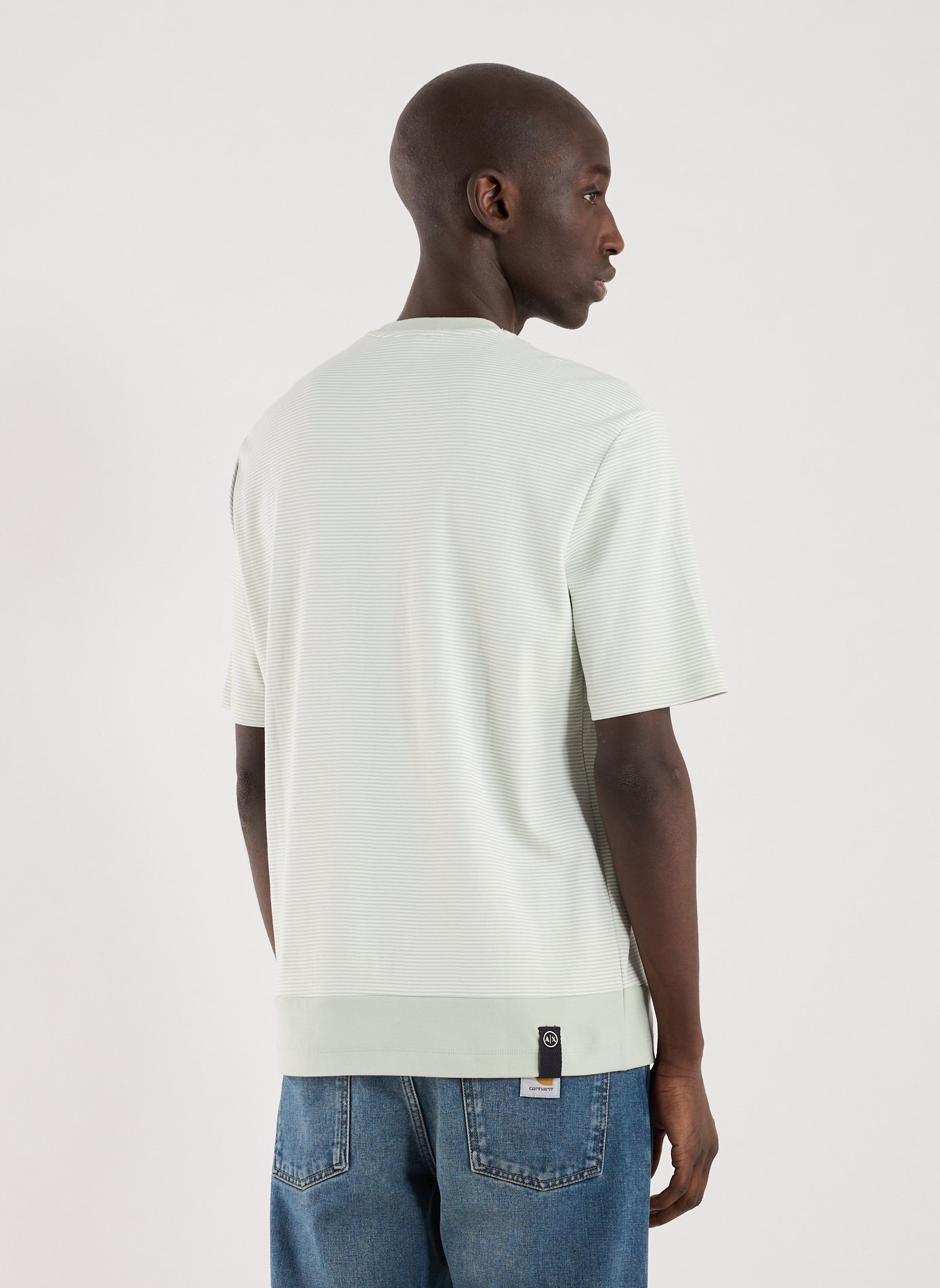 Striped T-shirt ARMANI EXCHANGE Grey