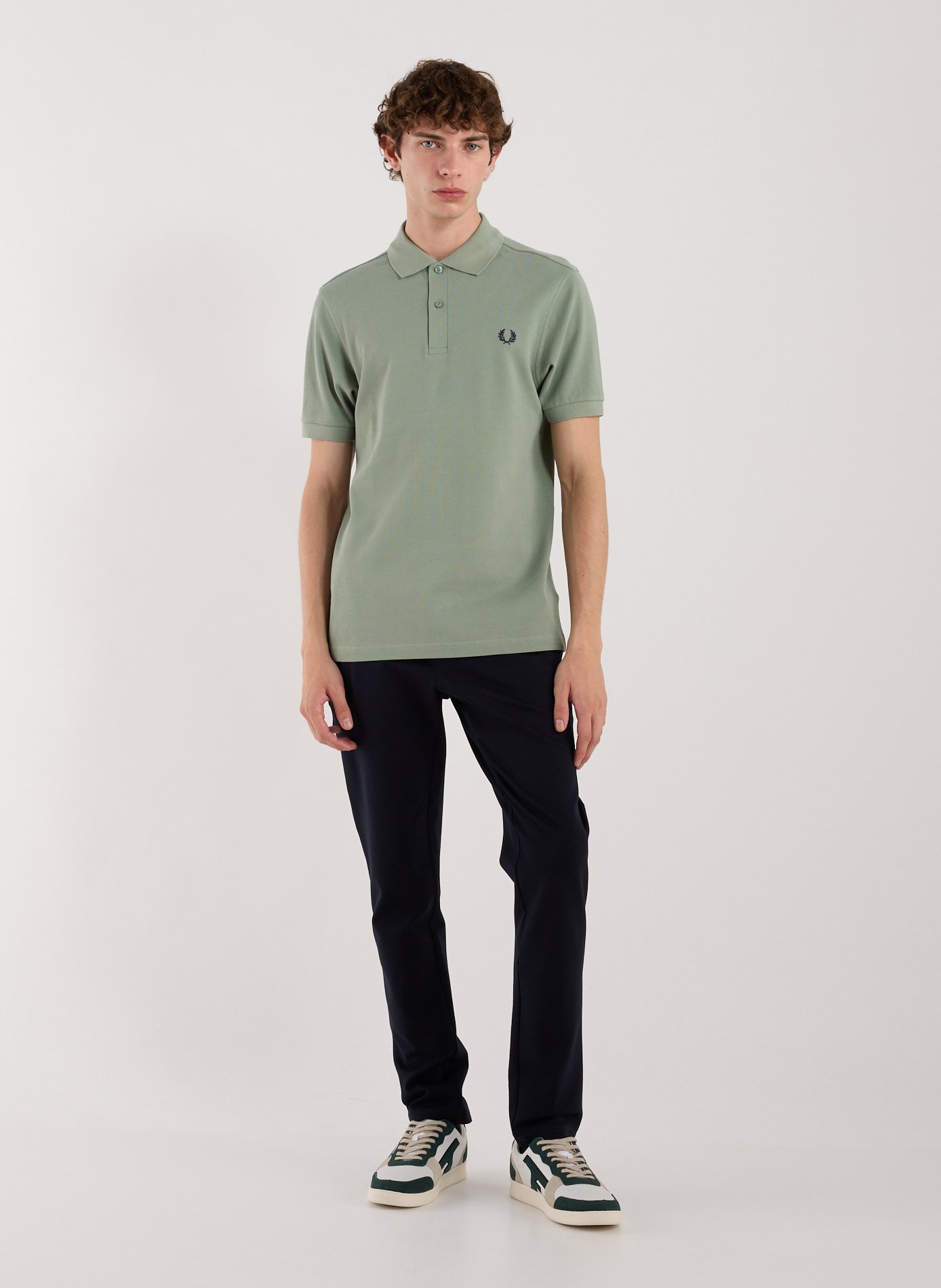 Polo en coton piqué FRED PERRY Bleu