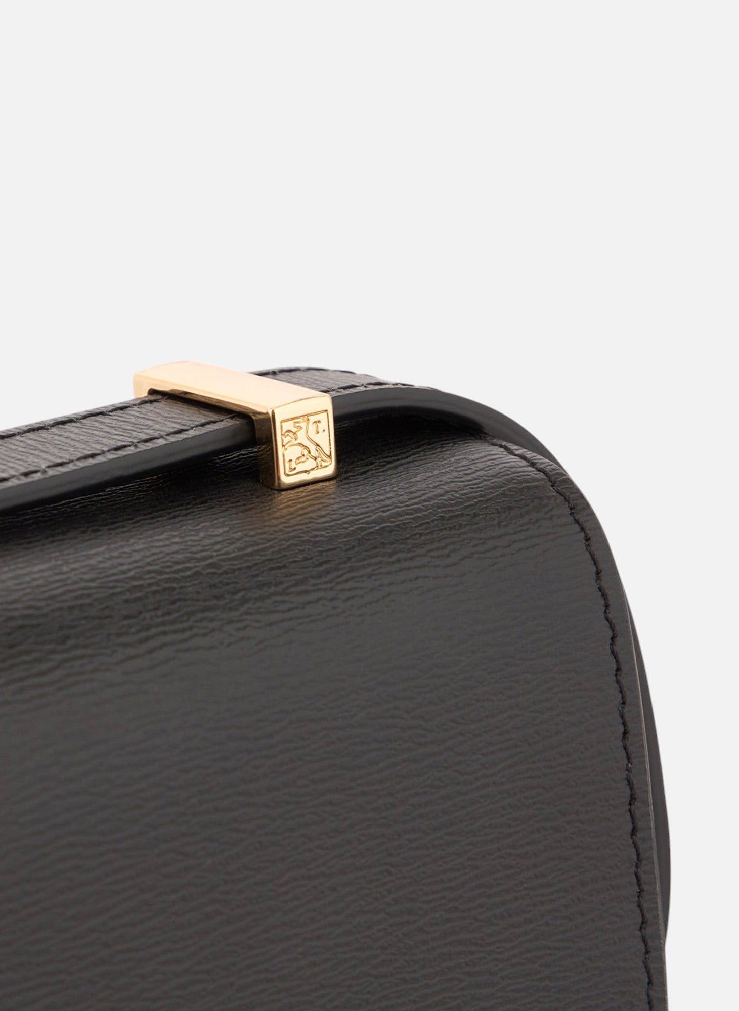 Mini sac bandoulière naya en cuir liégé LE TANNEUR Noir