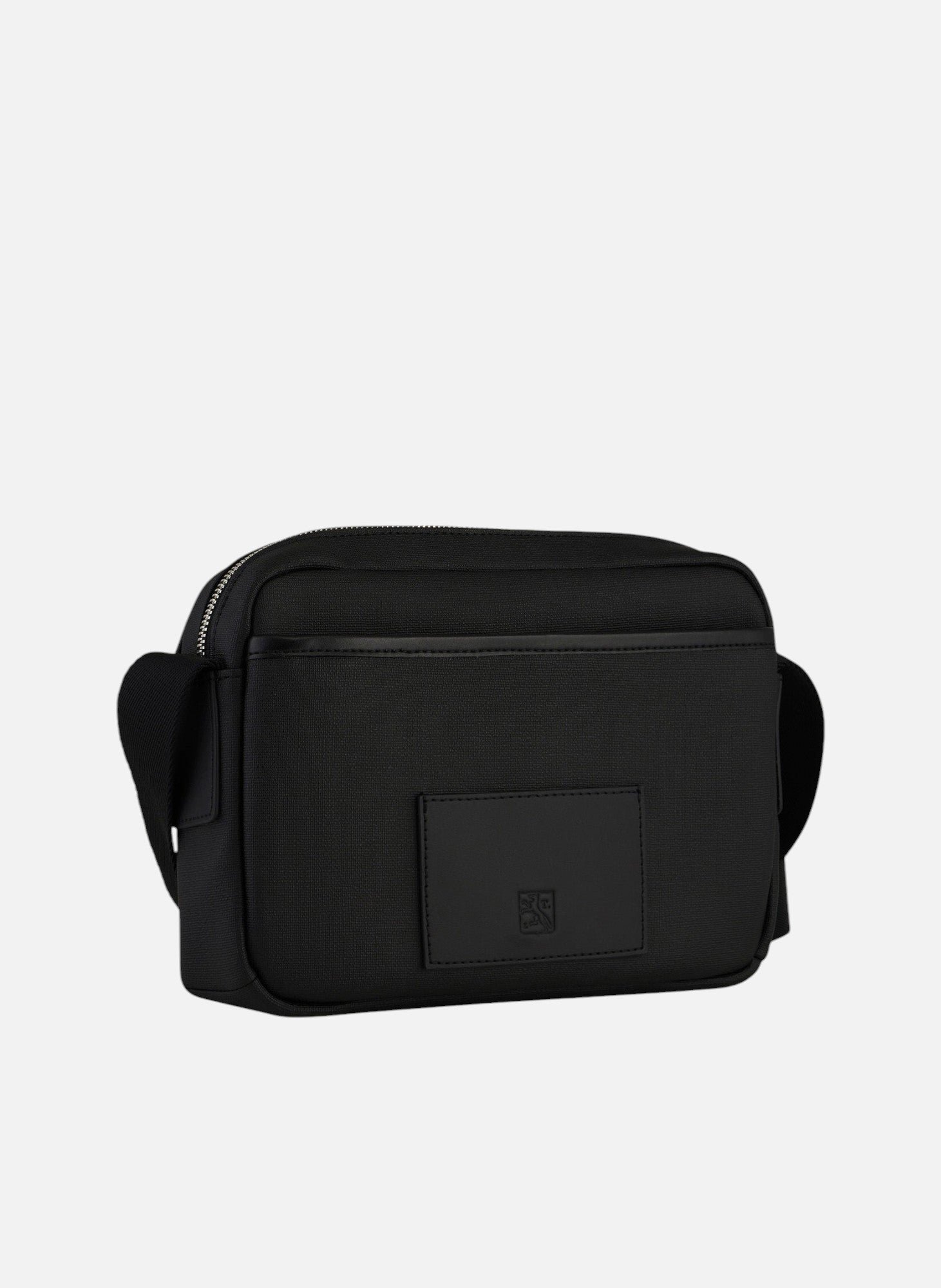 Petit sac bandoulière maurice en toile enduite LE TANNEUR Noir