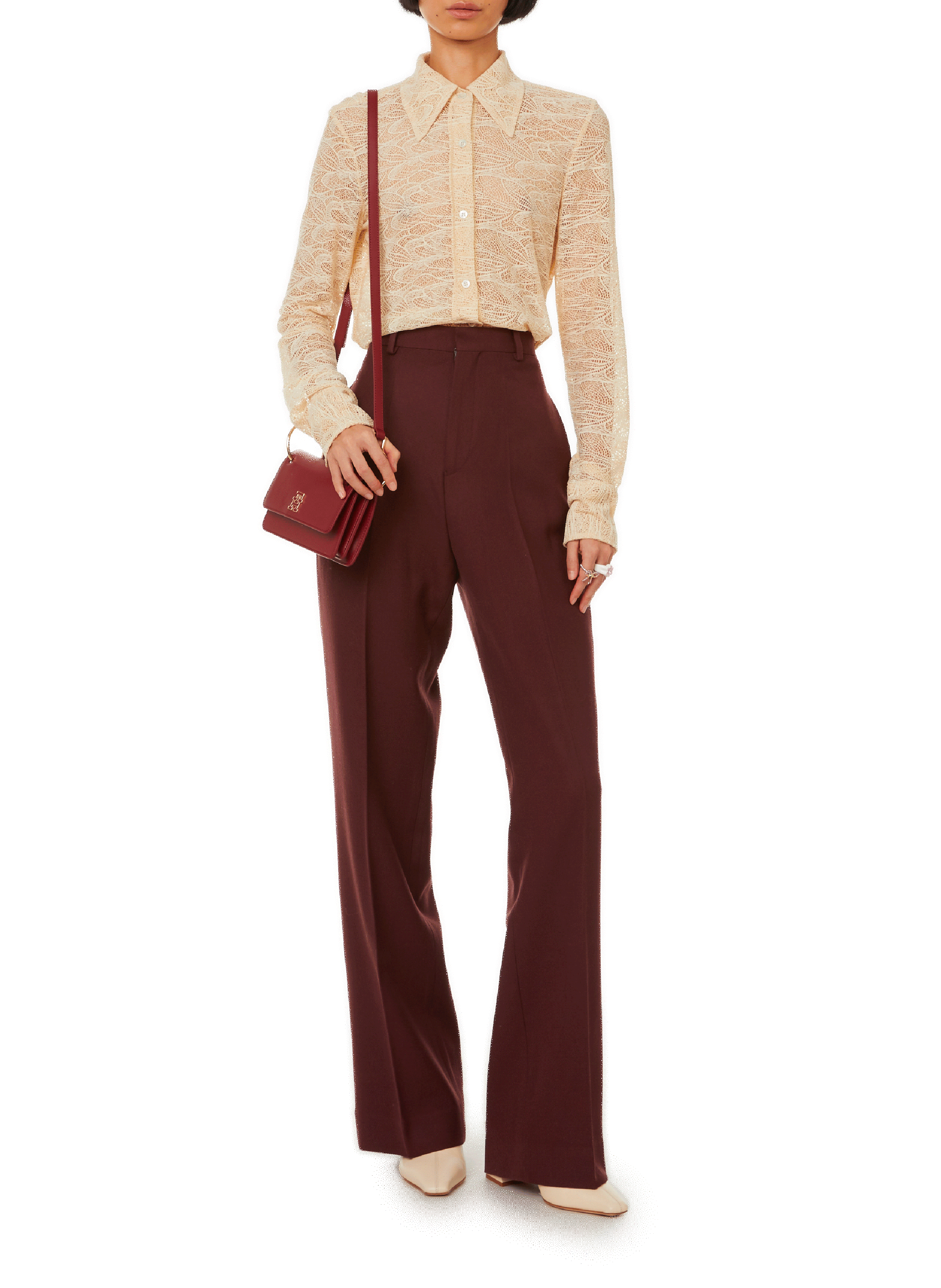 Lace shirt  BITE STUDIOS White