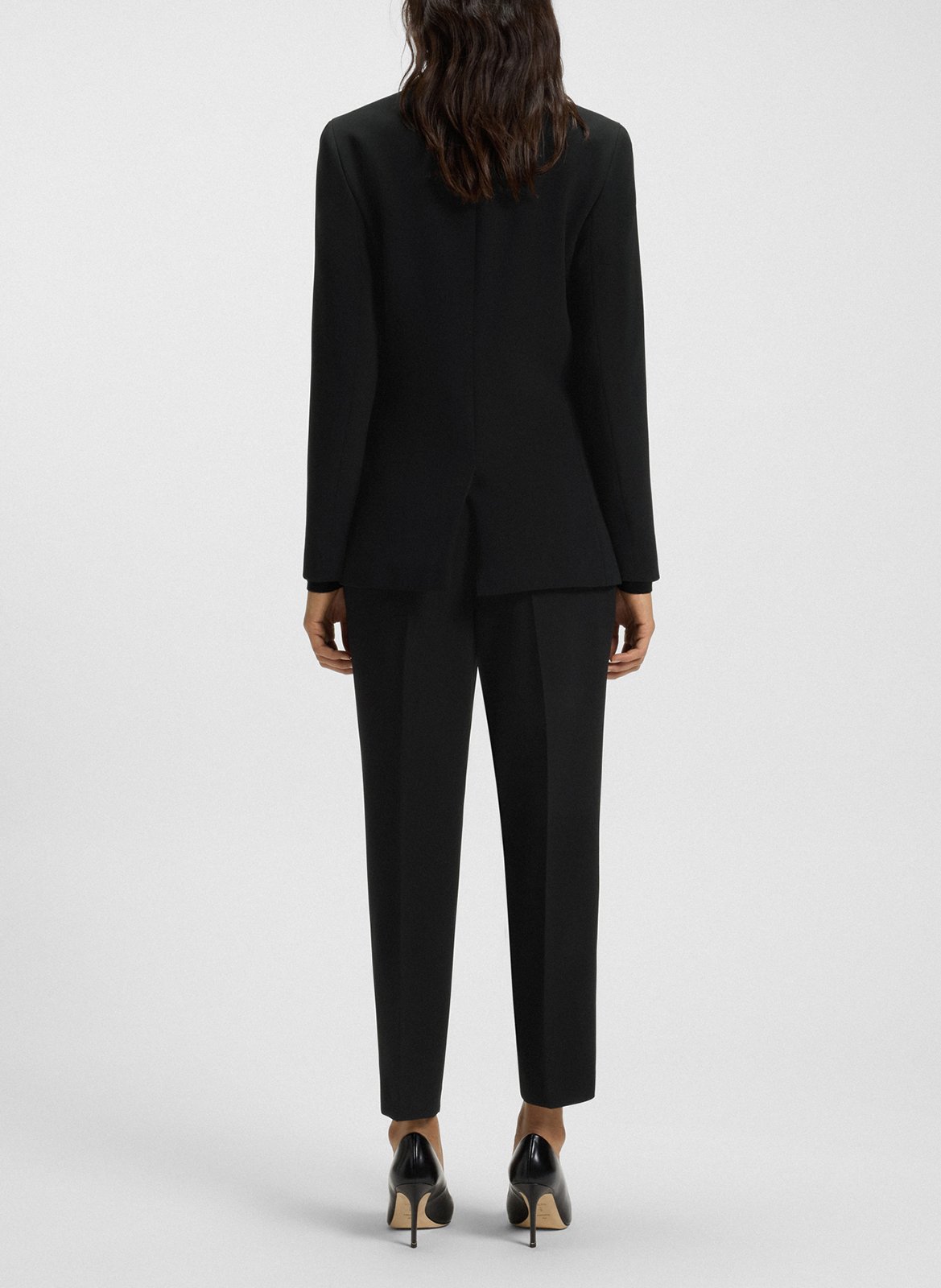 Veste de tailleur ajustée BOSS Noir