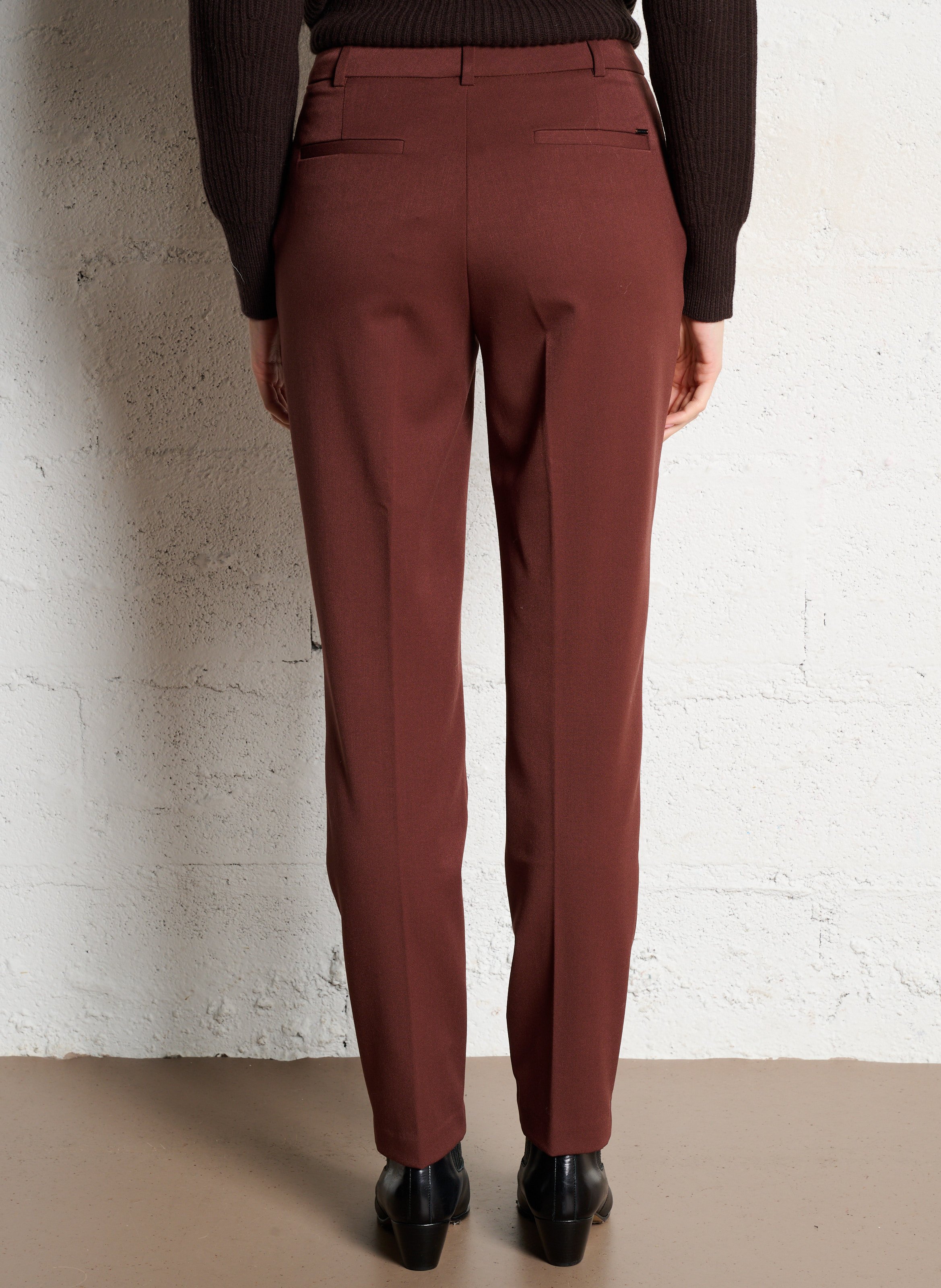 Pantalon droit IKKS Marron