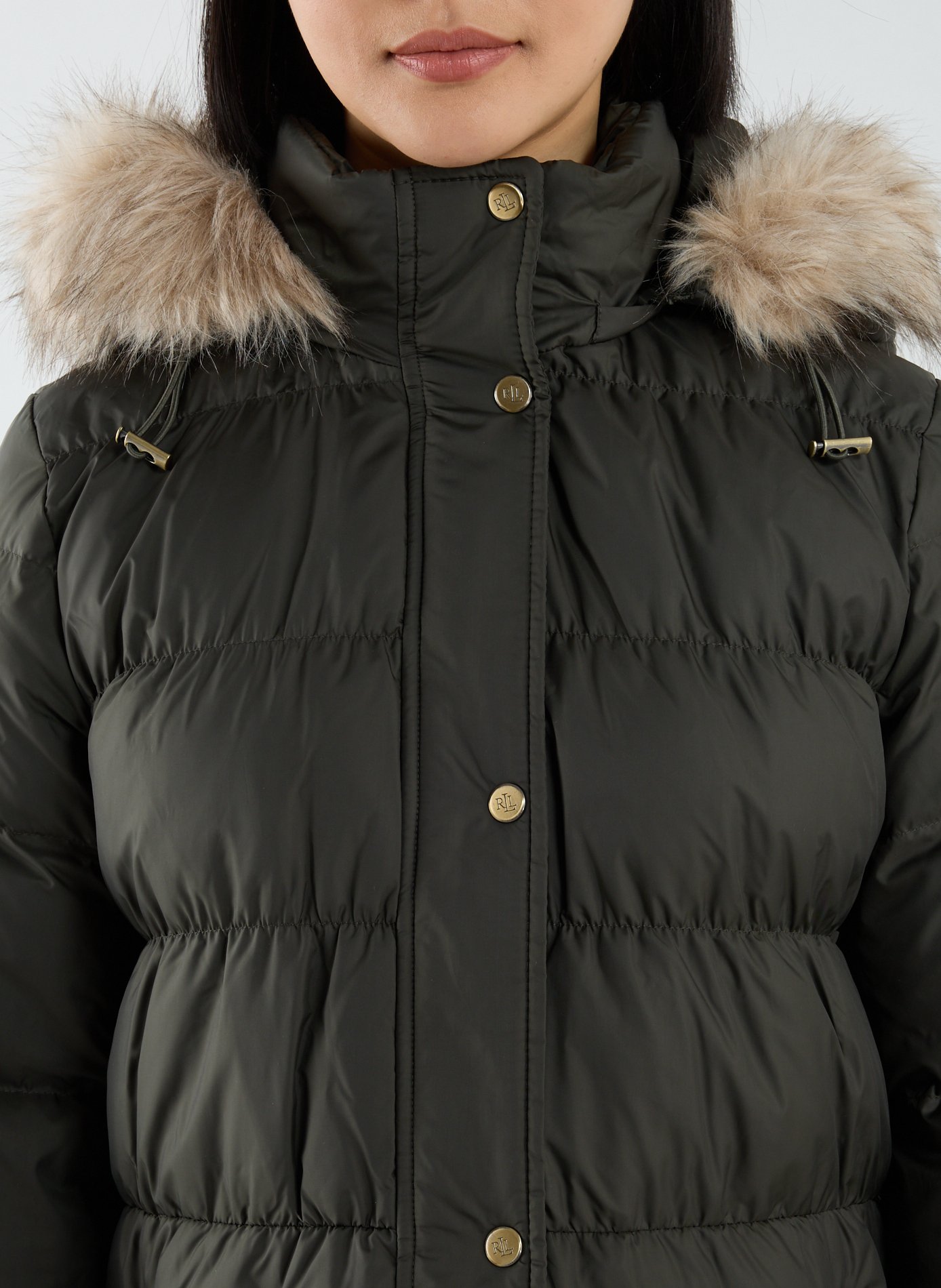 Manteau matelassé LAUREN Noir