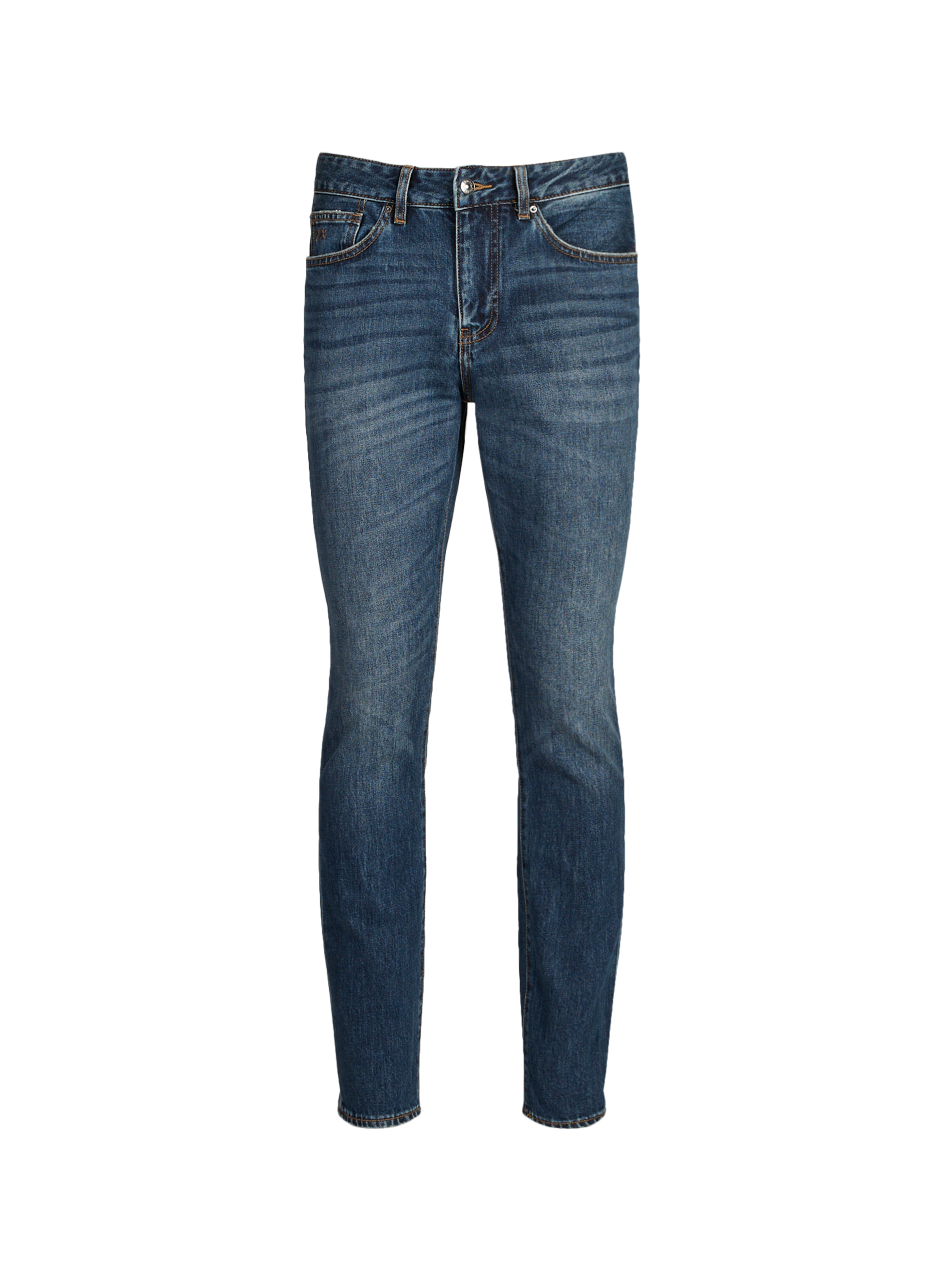 Cotton-blend slim-fit jeans ARMANI EXCHANGE Blue