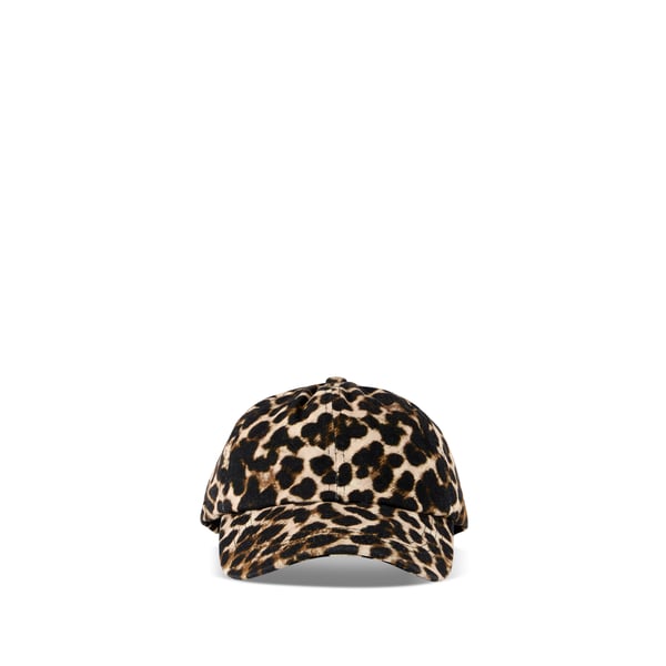 Casquette léopard en coton Casquette léopard en coton