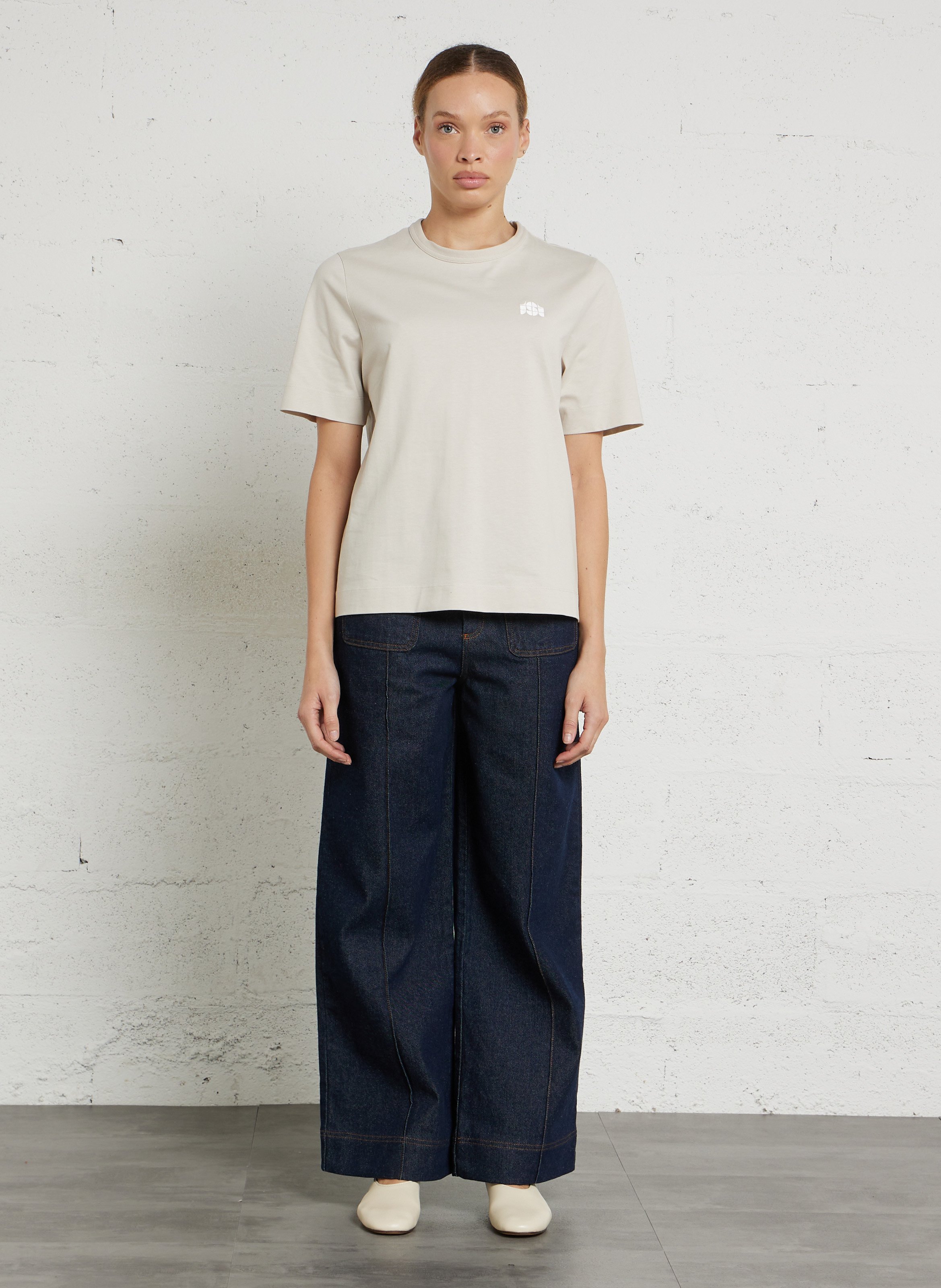 Jean droit en coton bio Harry SOEUR Bleu