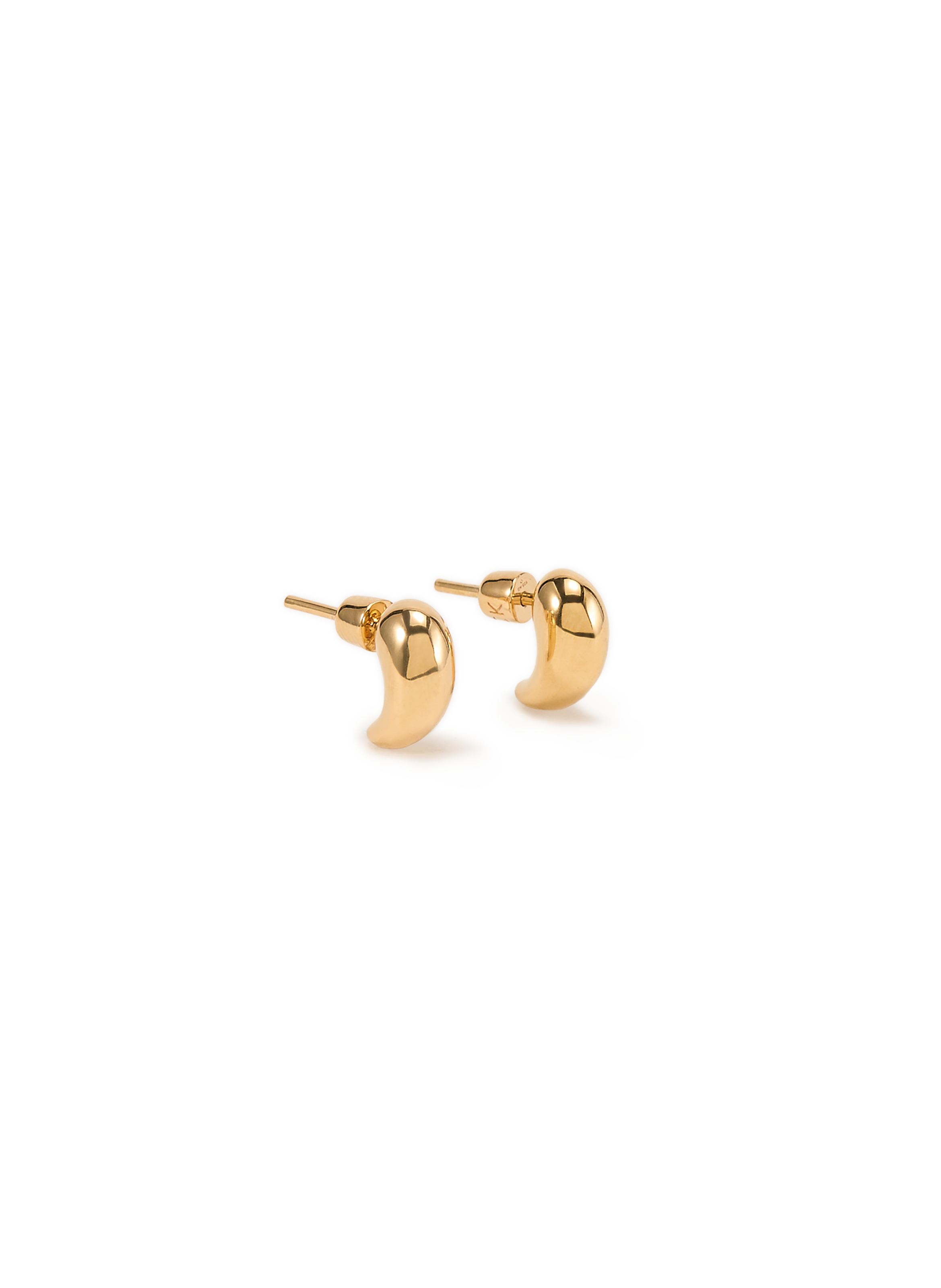 Boucles d'oreille Sagene Studs en argent MARIA BLACK Doré