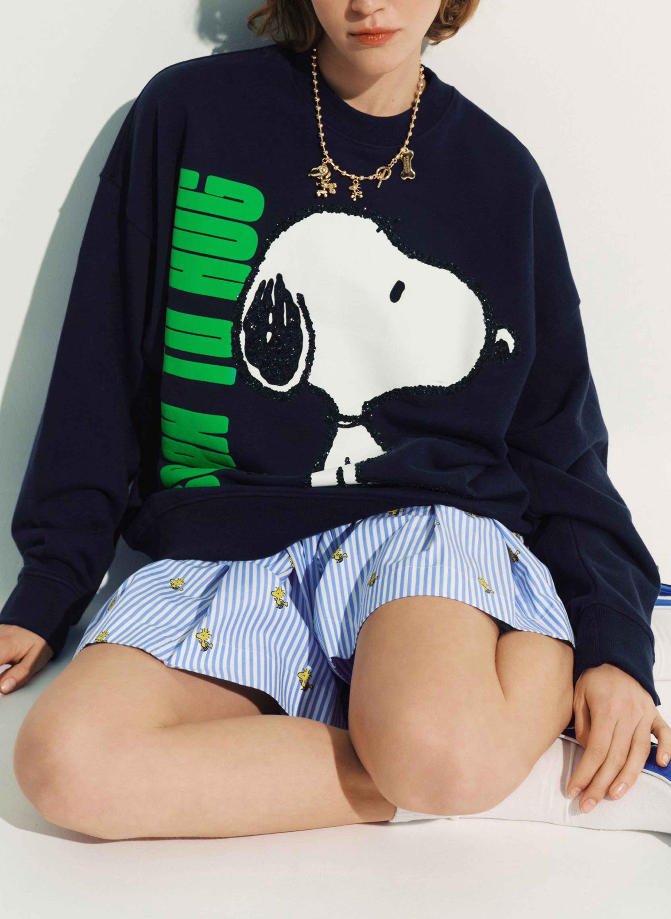 Sweat col rond en coton jumbrella ESSENTIEL ANTWERP Bleu