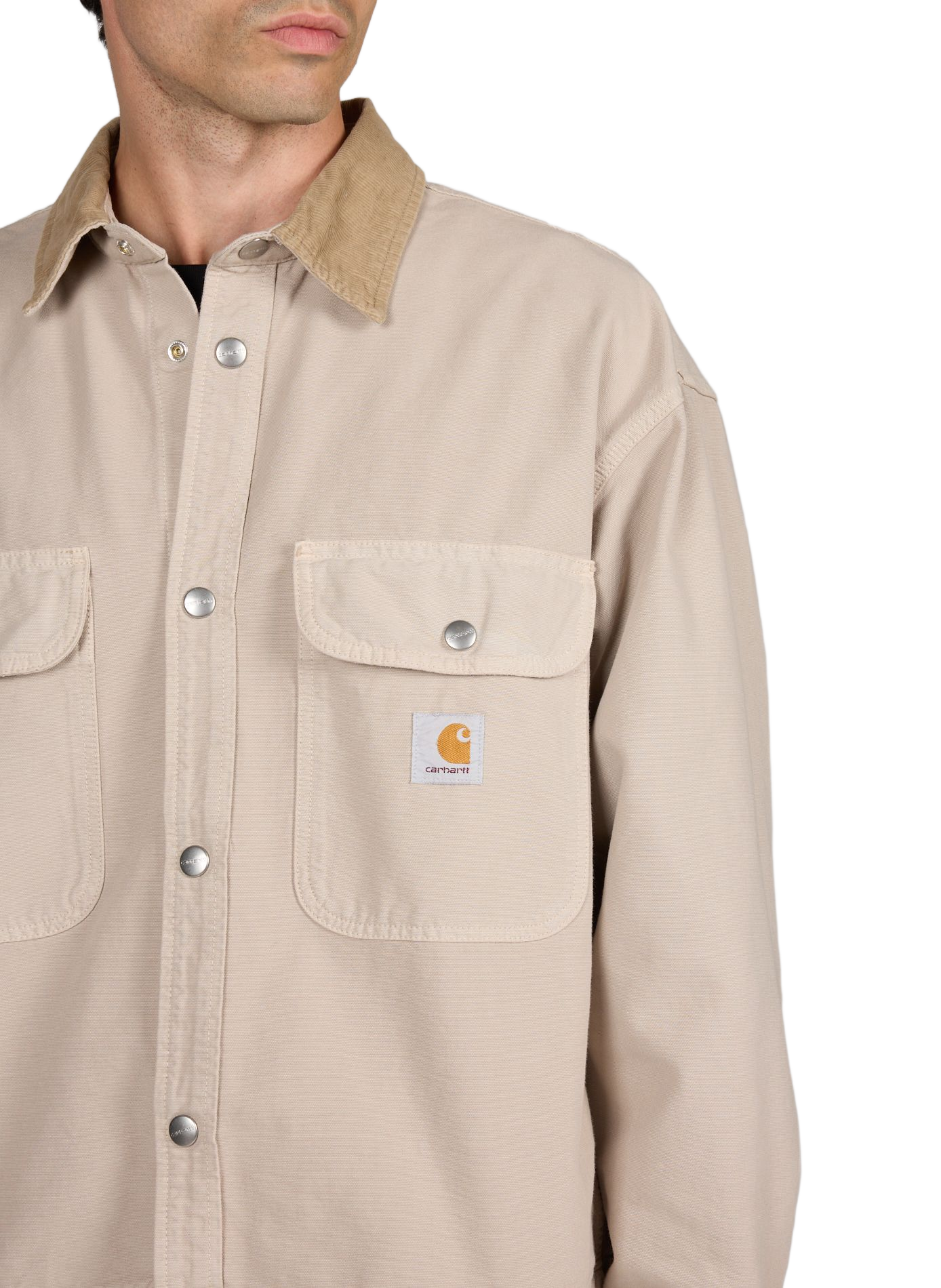 Prescott cotton overshirt CARHARTT WIP Beige