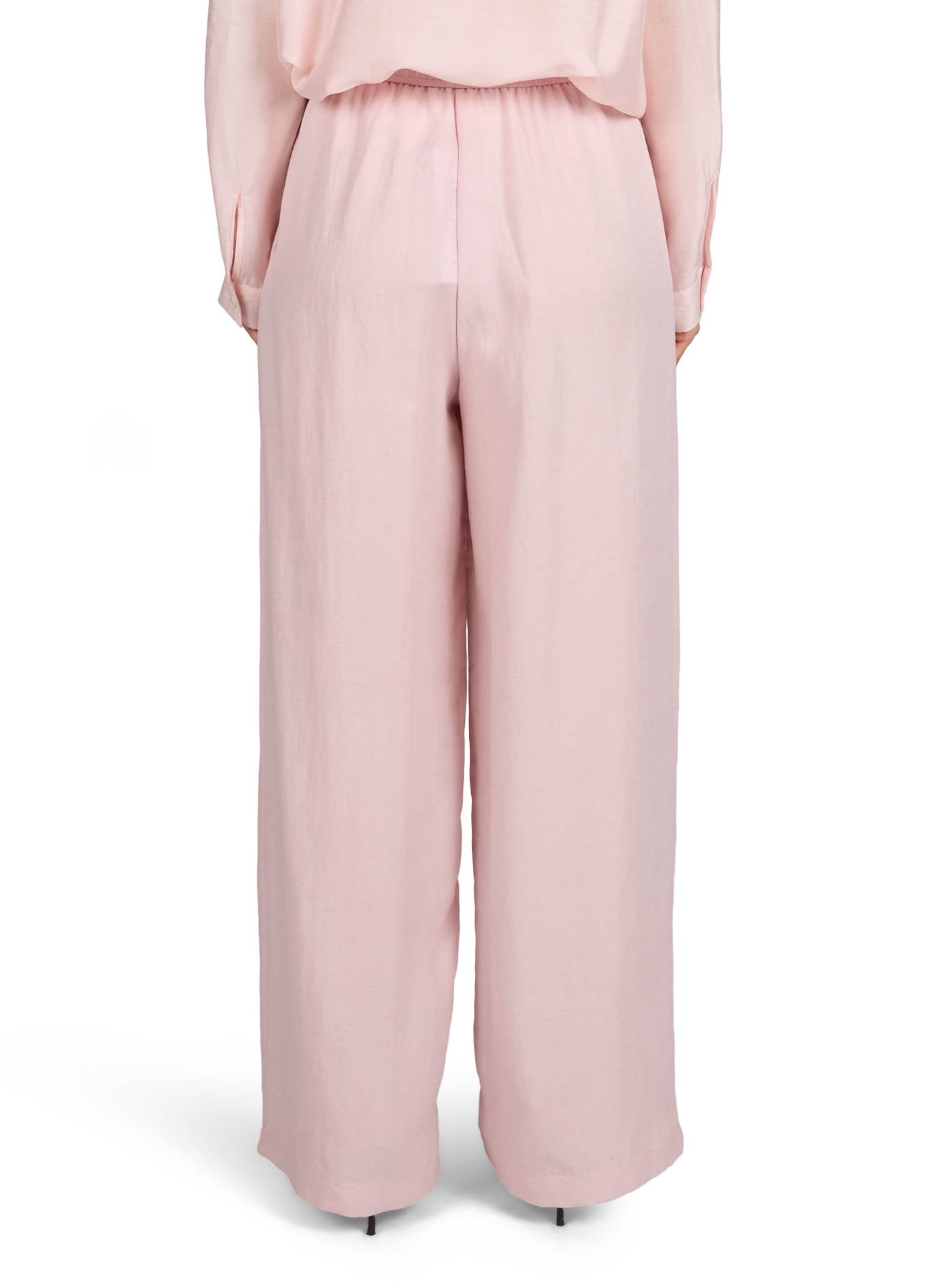 Pantalon ample uni OBJECT Rose