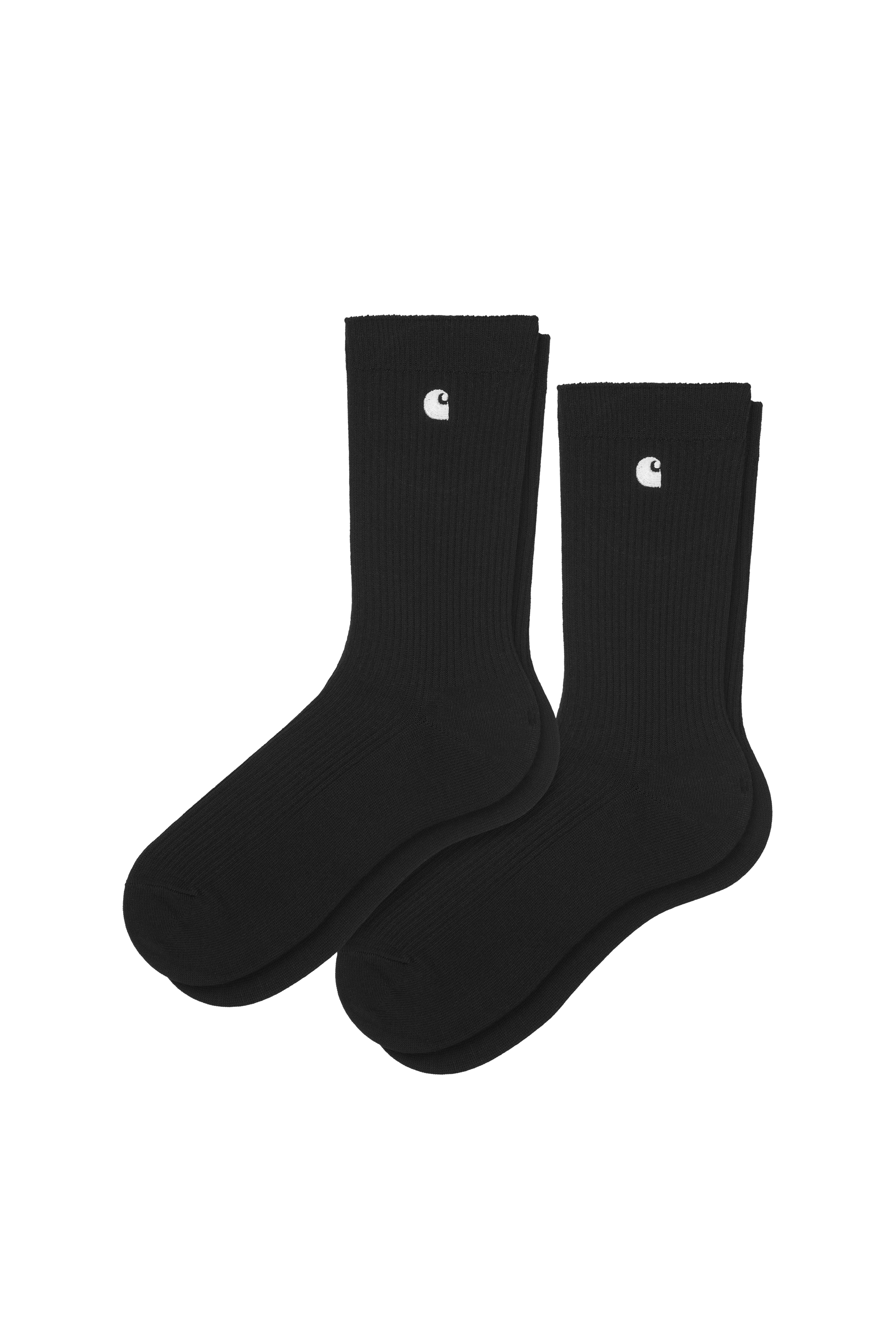 Lot de 2 paires de chaussettes madison pack socks CARHARTT WIP Noir