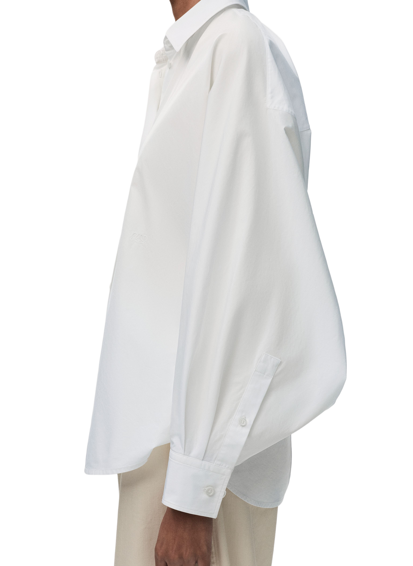Chemise en popeline coton LOEWE Blanc