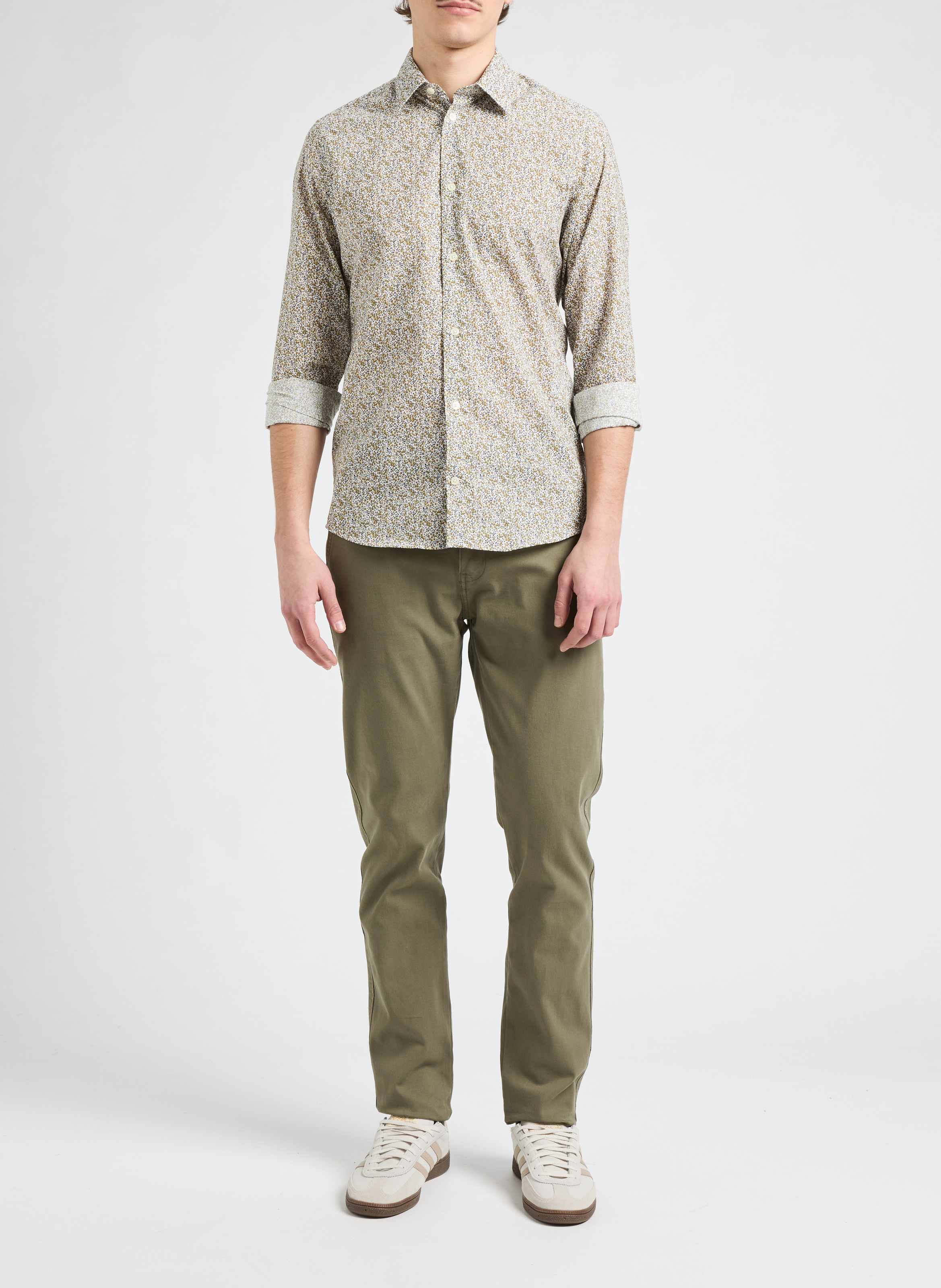 Chemise à motif  AU PRINTEMPS PARIS Jaune