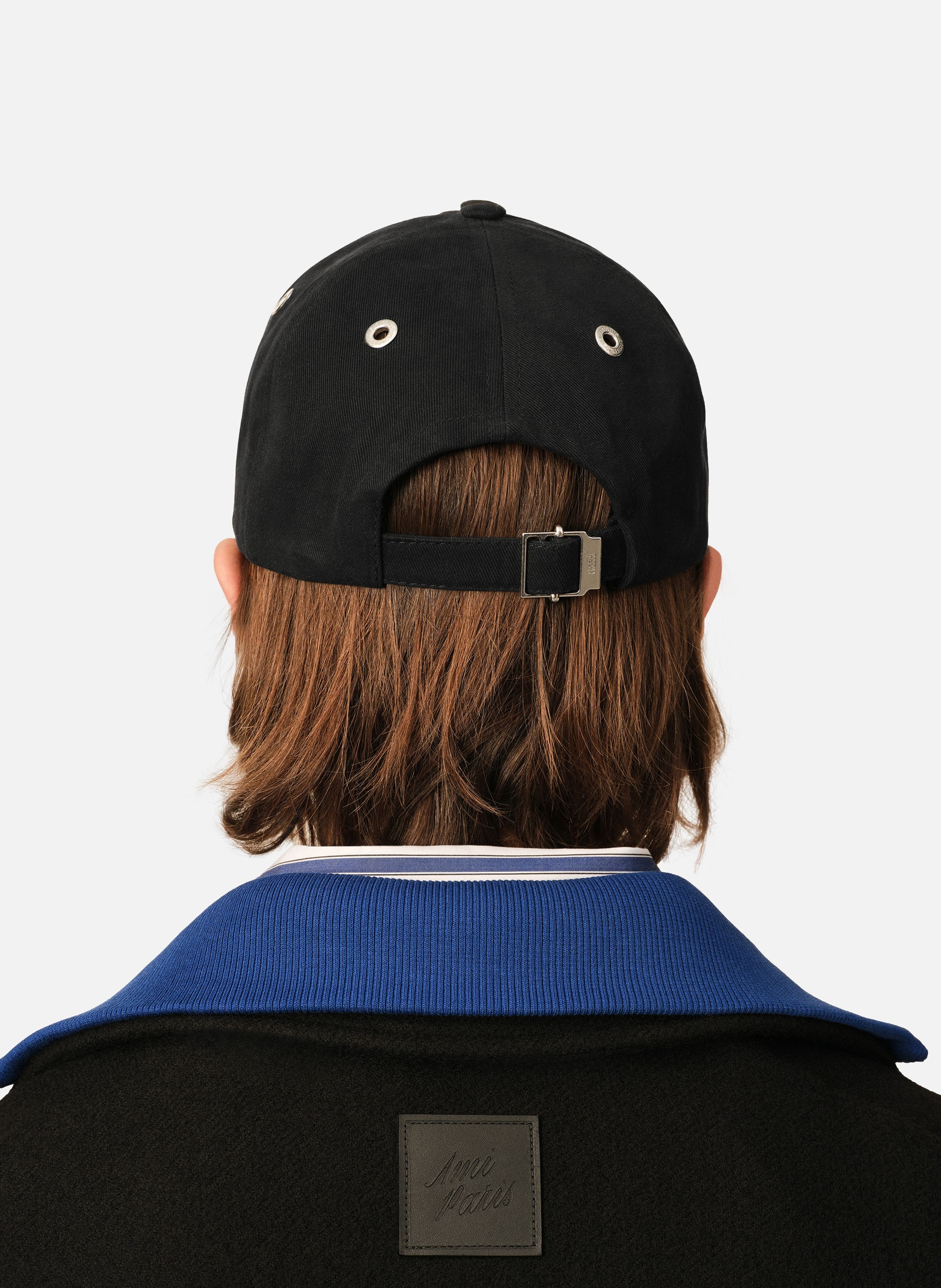 Casquette unisexe en coton ami de coeur AMI PARIS Noir