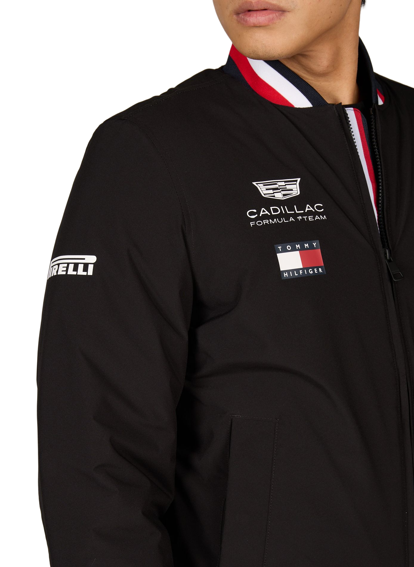 Blouson Cadillac F1 Team à logo  TOMMY HILFIGER Noir
