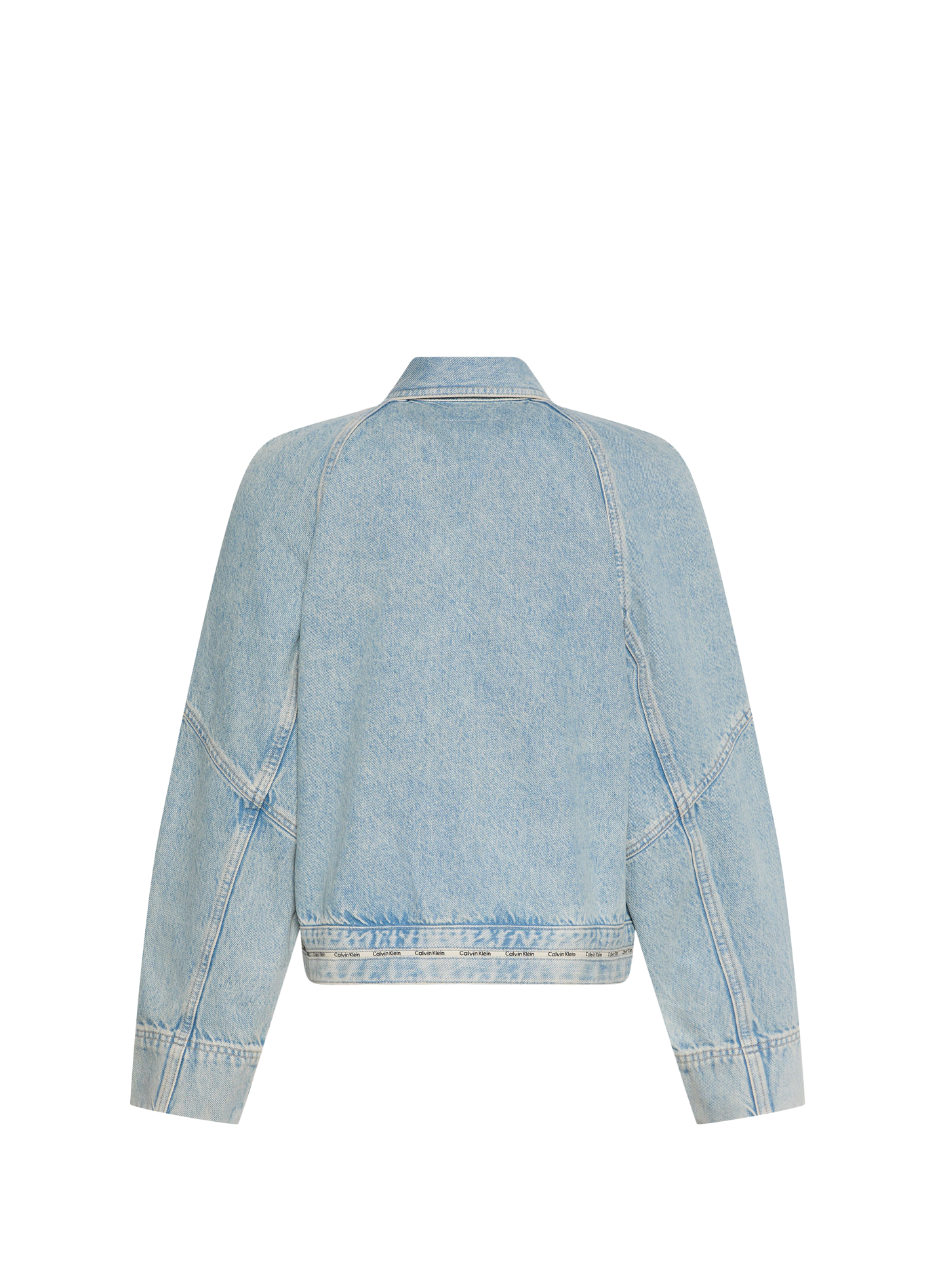 Jeansjacke aus Baumwolle CALVIN KLEIN Blau