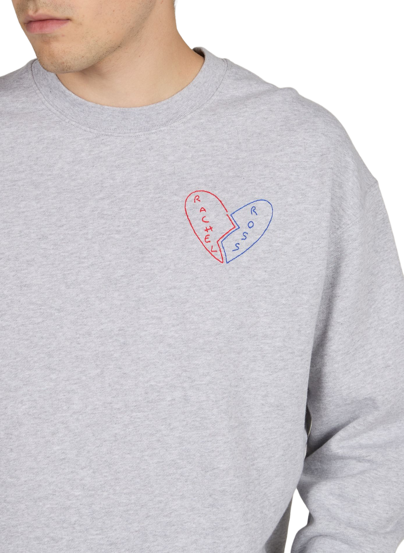 Oversized sweatshirt with embroidery MAISON LABICHE Grey
