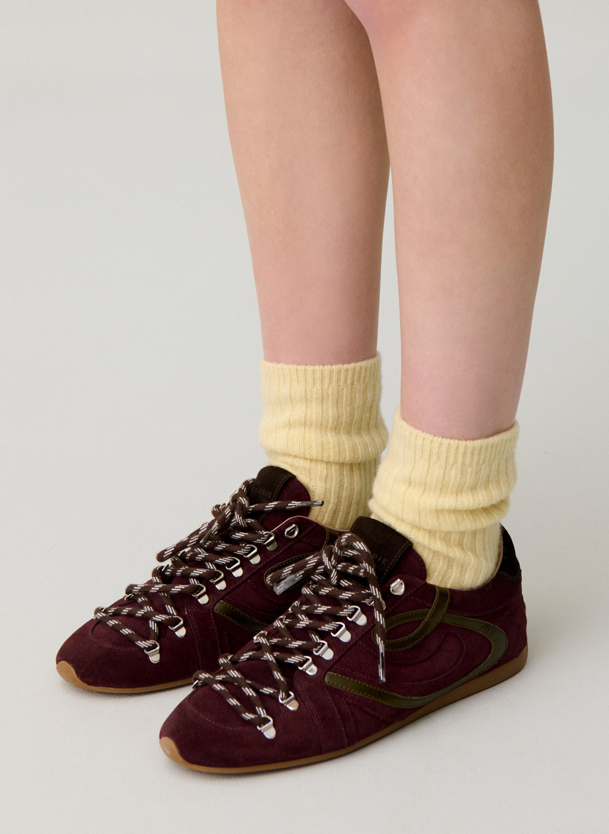 Baskets basses à lacets CLAUDIE PIERLOT Rouge