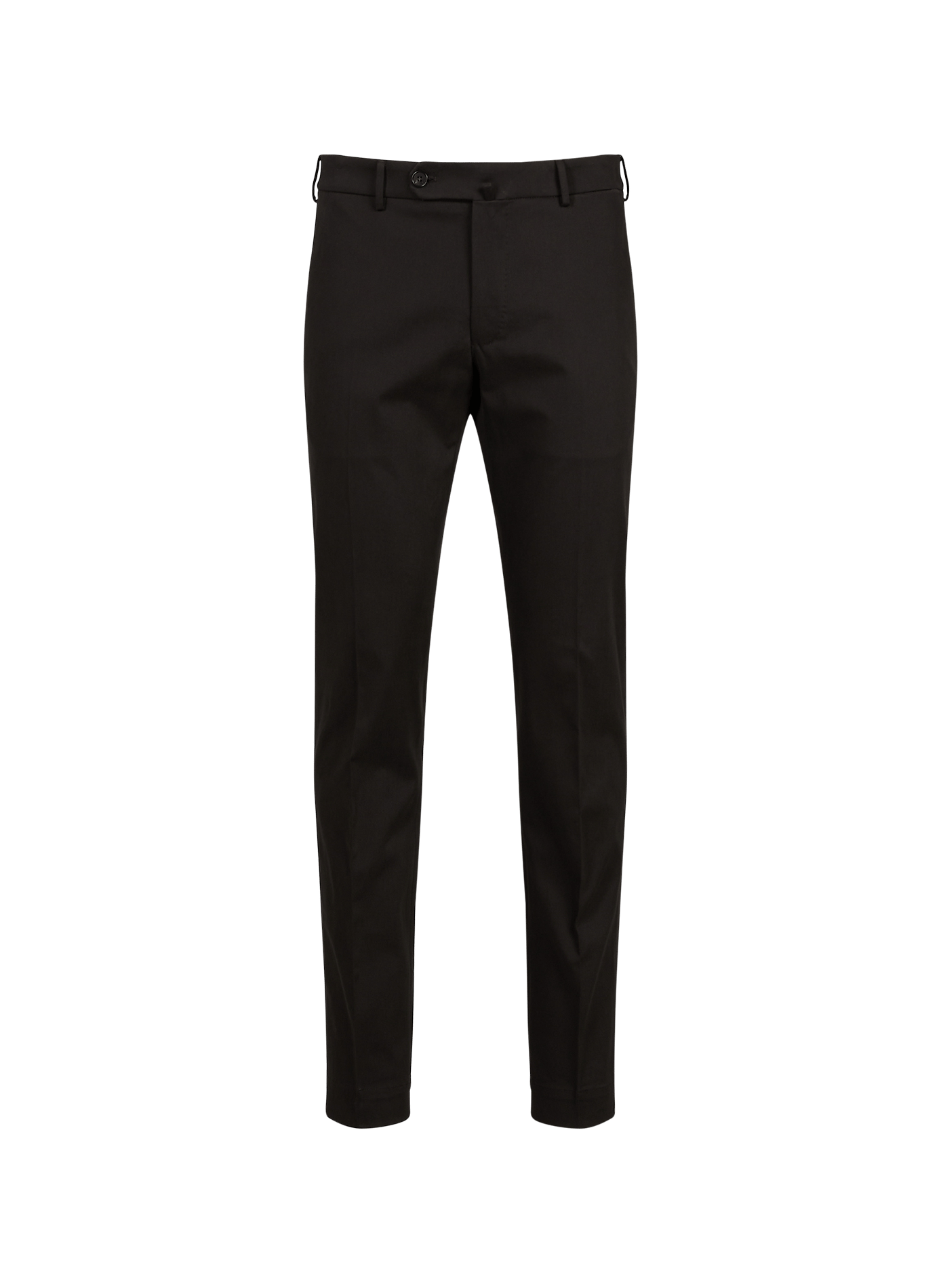 Pantalon droit à plis en coton mélangé SLOWEAR Marron