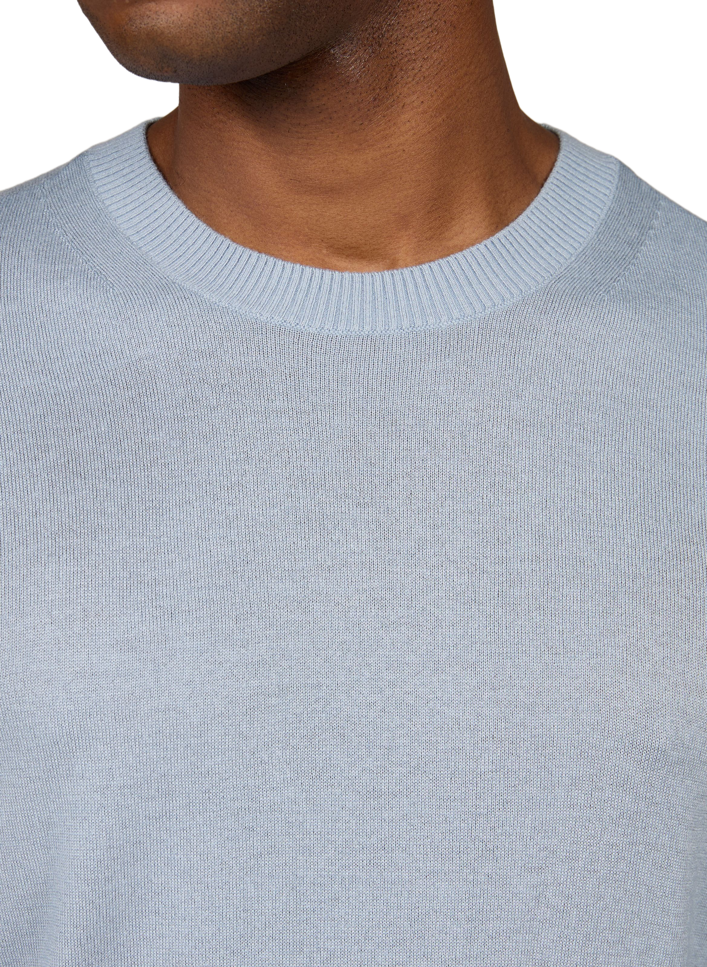 Gerader Pullover aus Seide und Kaschmir EMPORIO ARMANI Blau