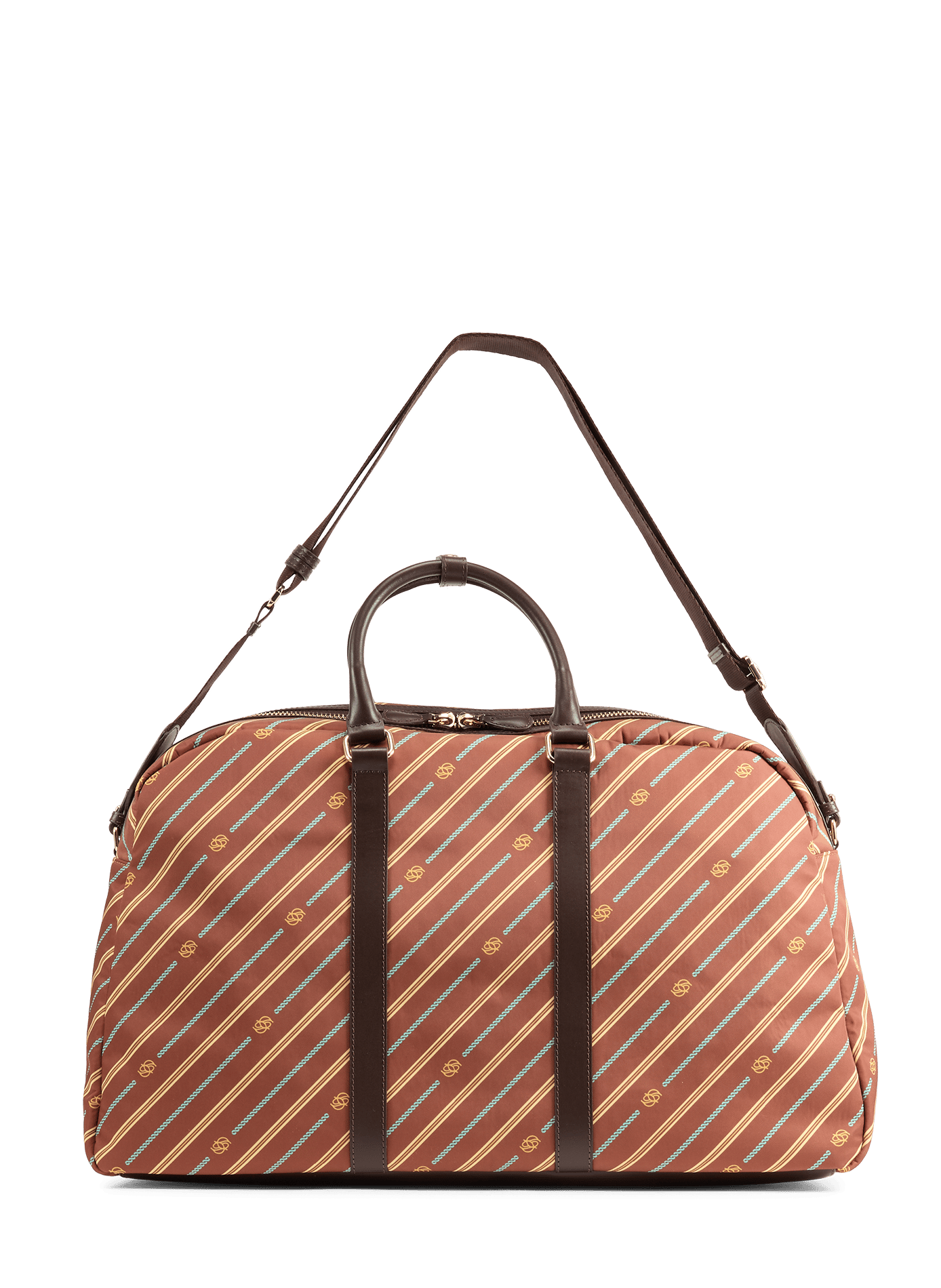 Weekender Reisetasche mit Monogramm DROLE DE MONSIEUR Braun