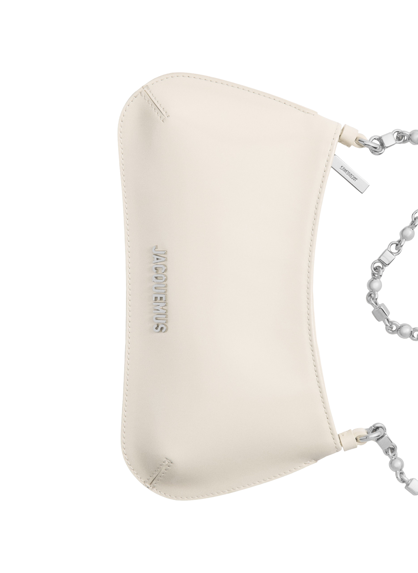 Le petit Bisou Chaîne en cuir de veau JACQUEMUS Beige