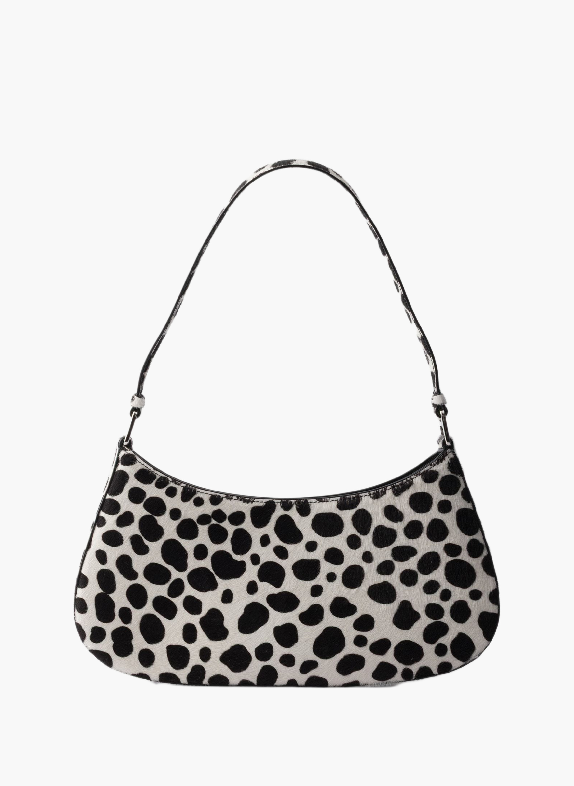 Sac porté épaule prada cleo en veau imprimé PRADA Blanc