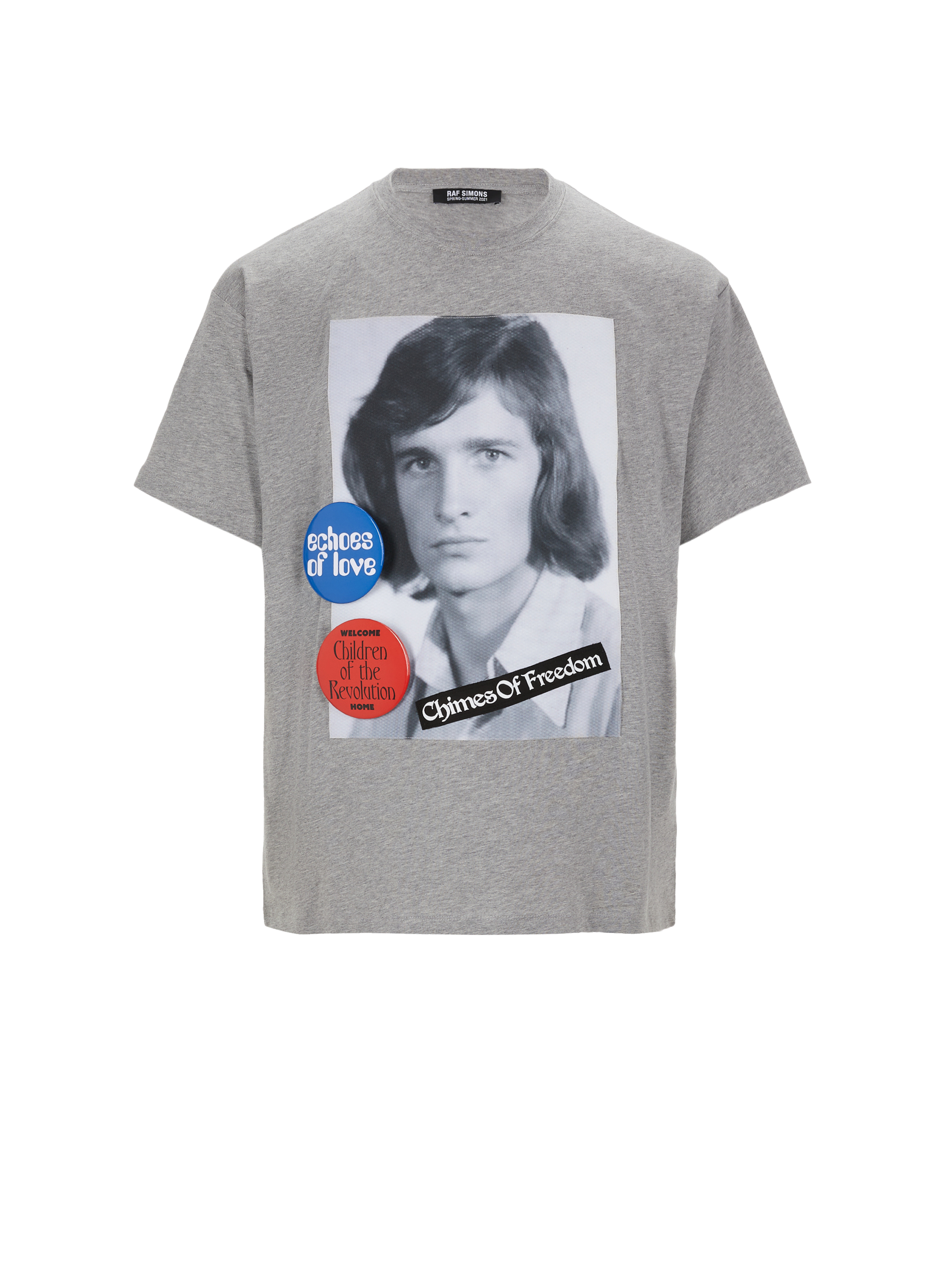 T-shirt en coton à imprimé portrait