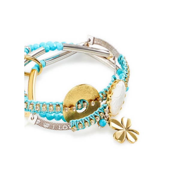 Bracelet Ibiza triple rang