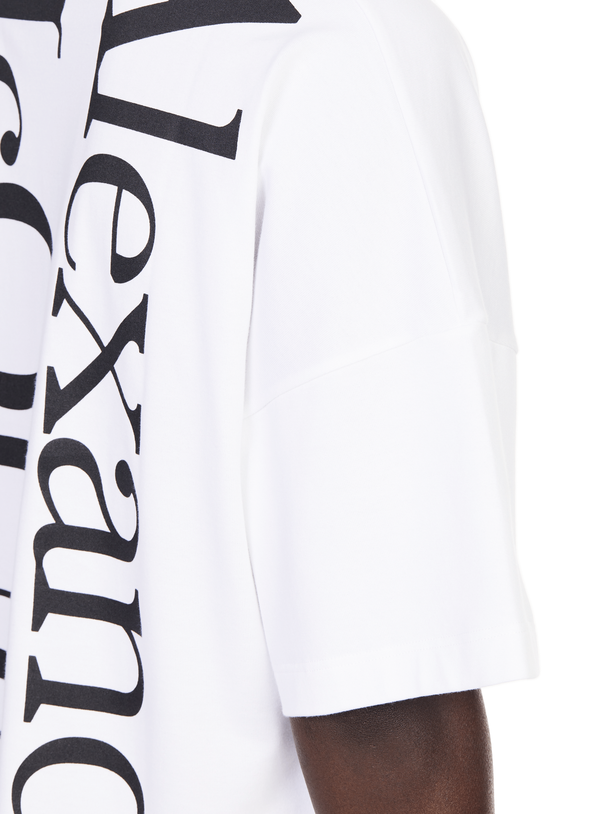 T-shirt oversize en coton ALEXANDER MCQUEEN Blanc