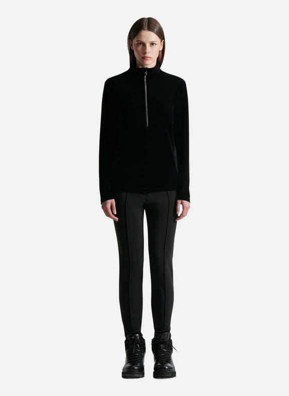 Sous pull gemini col montant coupe ajustée Noir by FUSALP FUSALP Sous pull gemini col montant coupe ajustée Noir