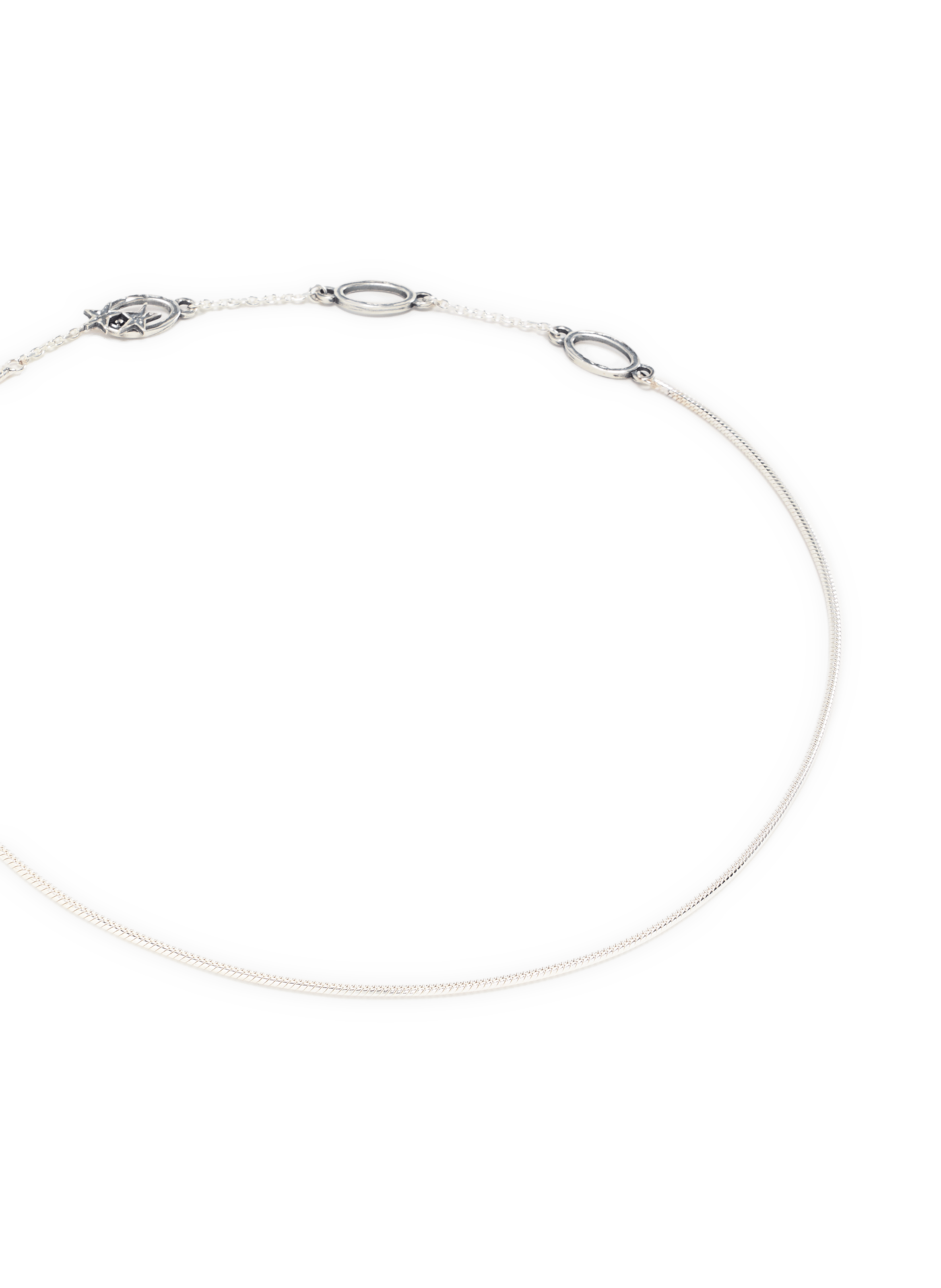 Collier Icon Clasp  TWO JEYS Argent