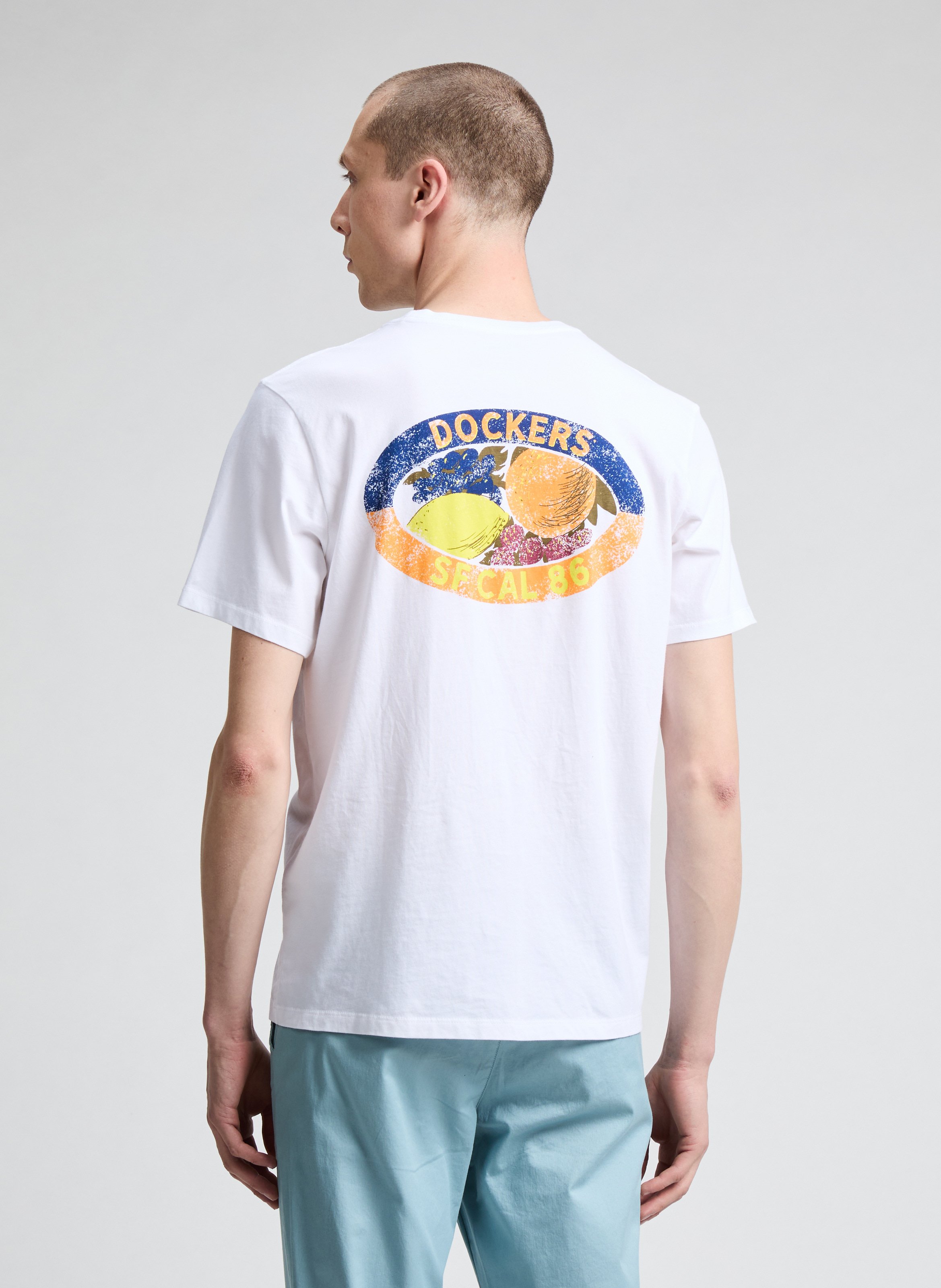 T-shirt en coton DOCKERS Blanc