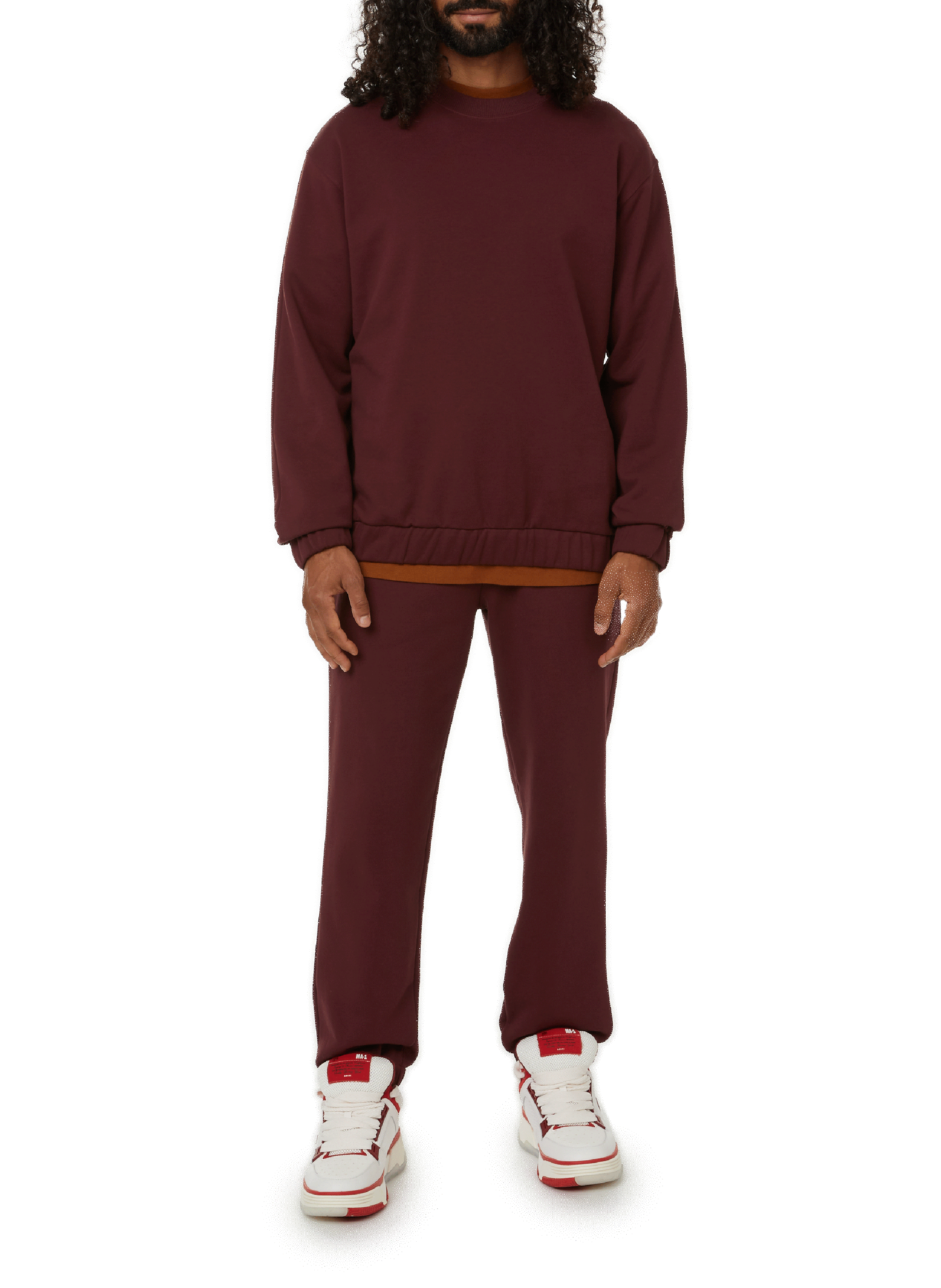 Sweatshirt en coton SAISON 1865 Rouge