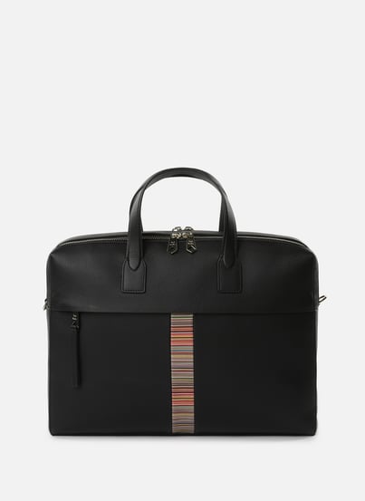 Portefeuille Zippé Homme Noir avec Intérieur Contrasté en Cuir Grainé Portefeuille Zippé Homme Noir avec Intérieur Contrasté en Cuir Grainé
