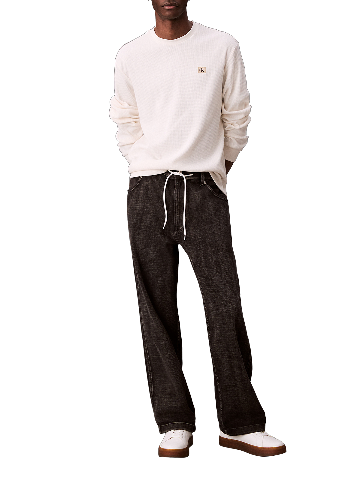 Logo jumper CALVIN KLEIN Beige