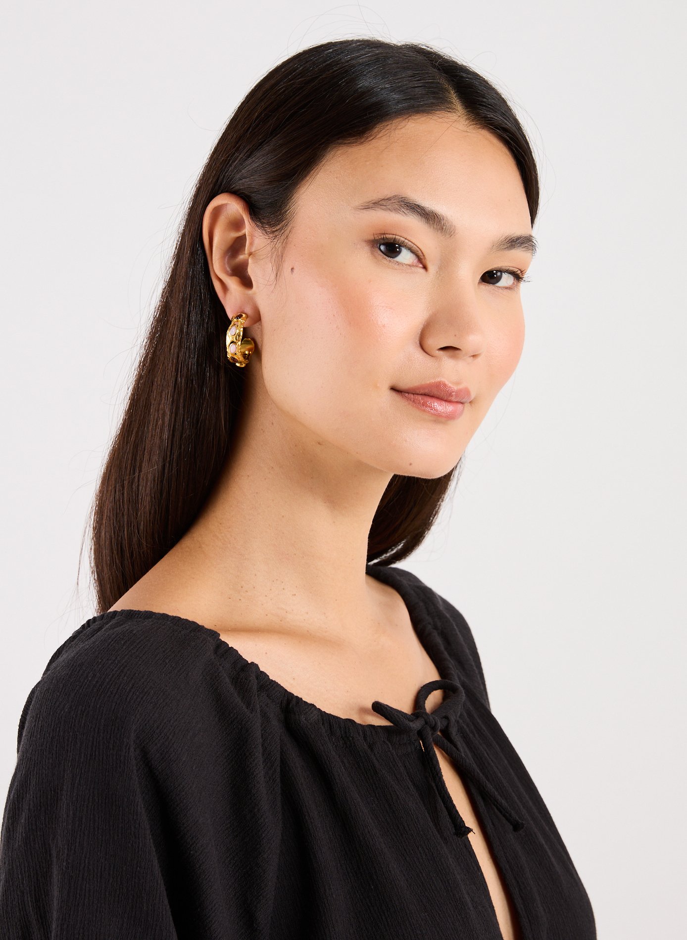 Boucles d'oreilles Atalide AURELIE BIDERMANN Doré