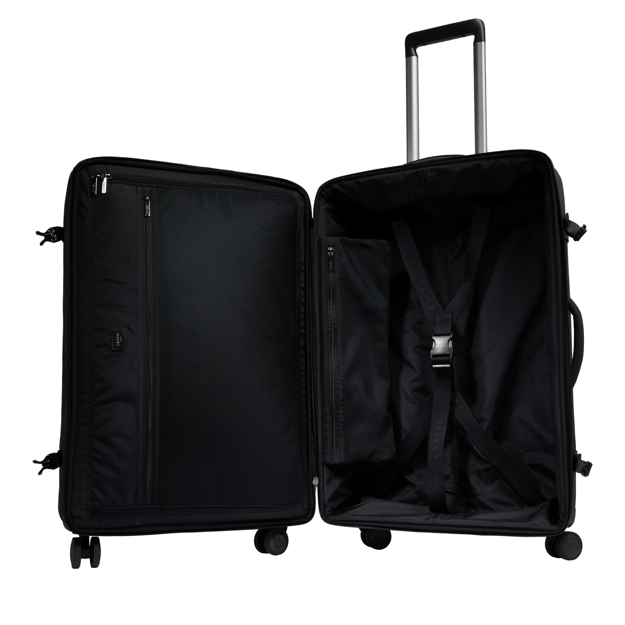 Valise medium 4 roues neo partance de lancel en toile LANCEL Noir
