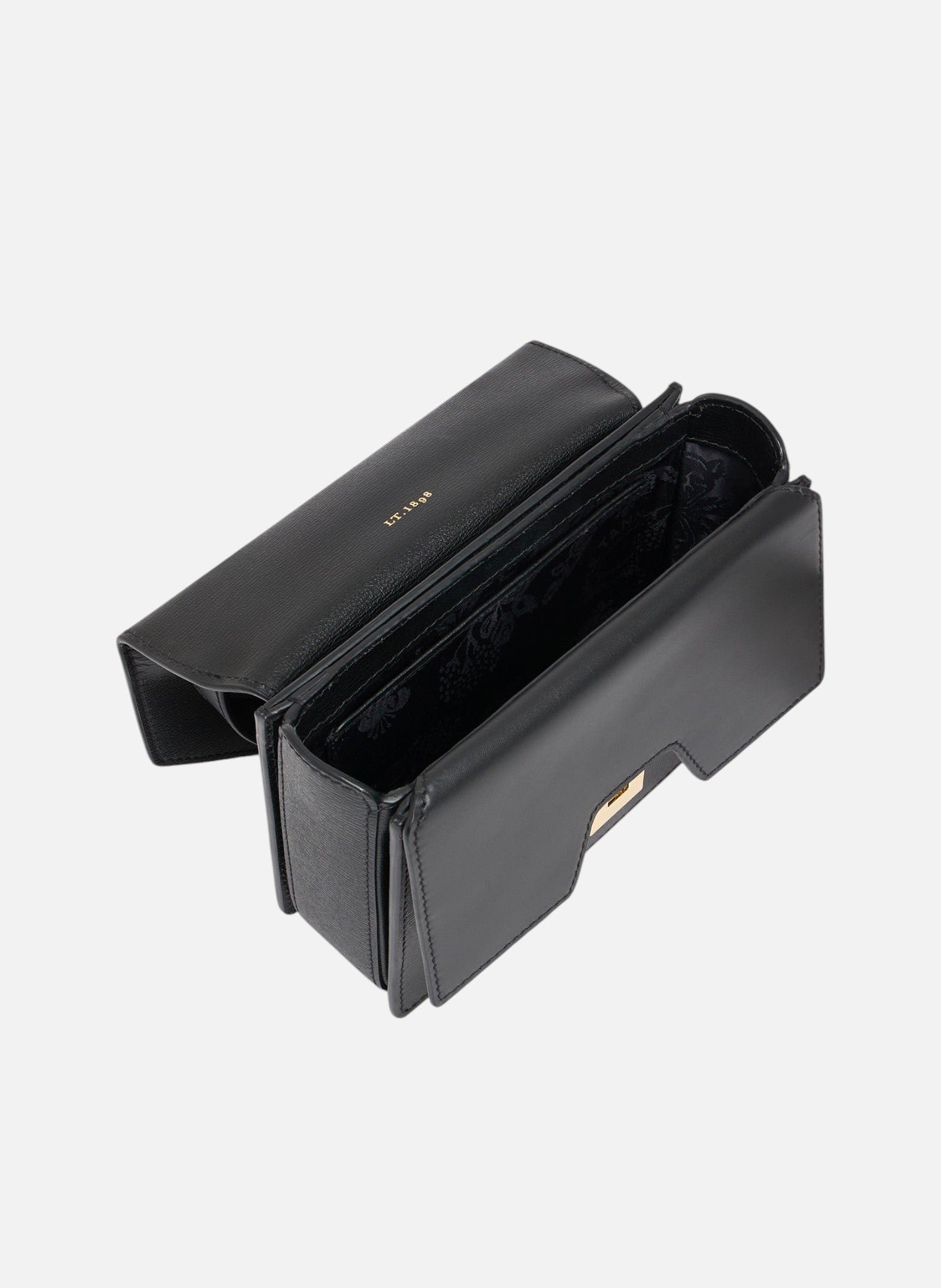 Mini sac bandoulière naya en cuir liégé LE TANNEUR Noir