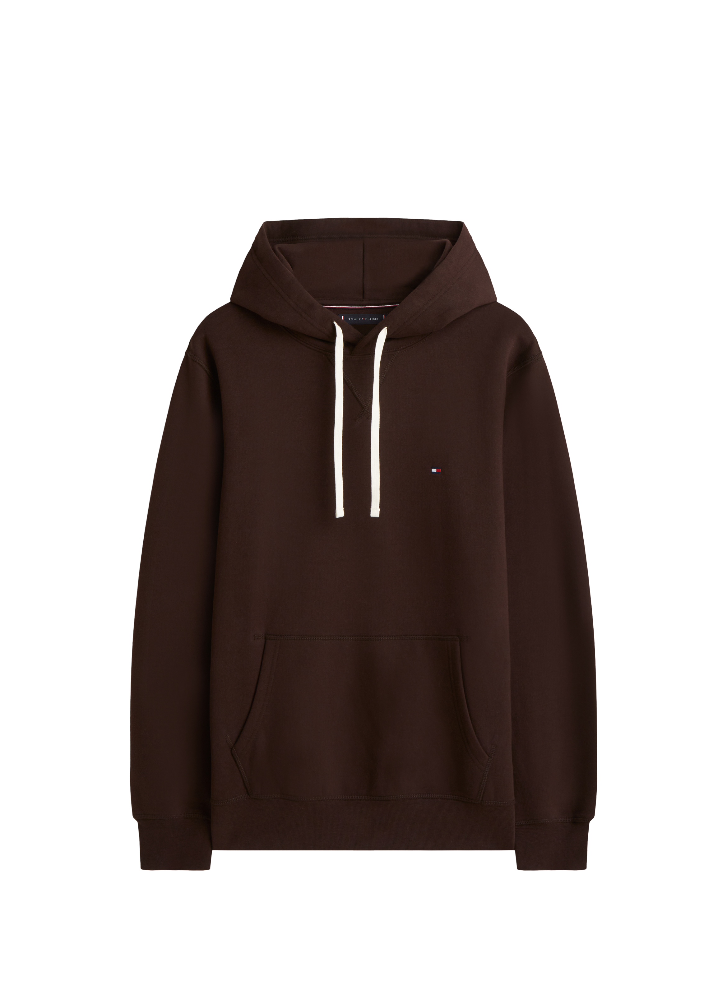 Fleece hoodie TOMMY HILFIGER Brown