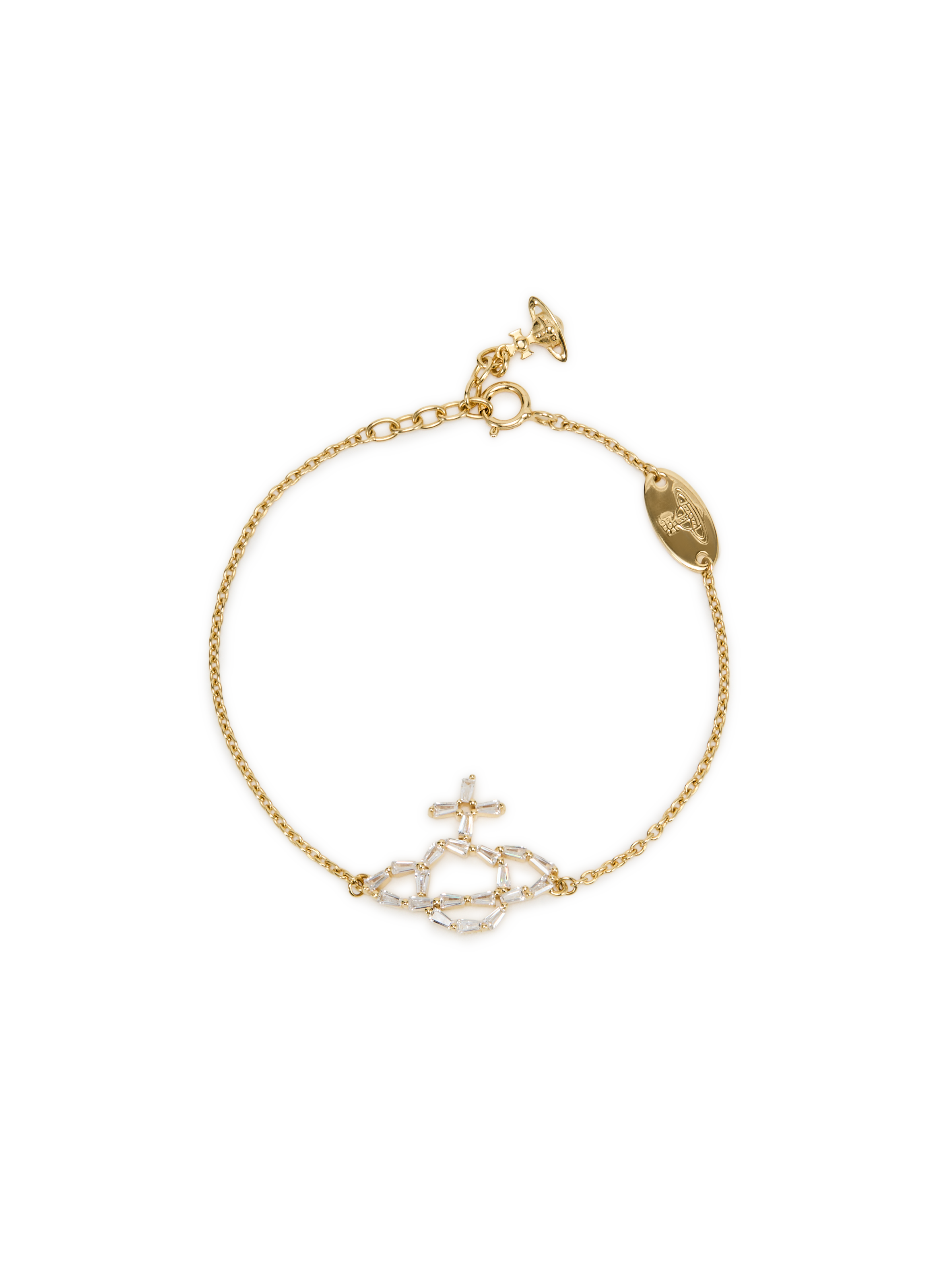 VIVIENNE WESTWOOD Odetta bracelet in silver 9225 Golden