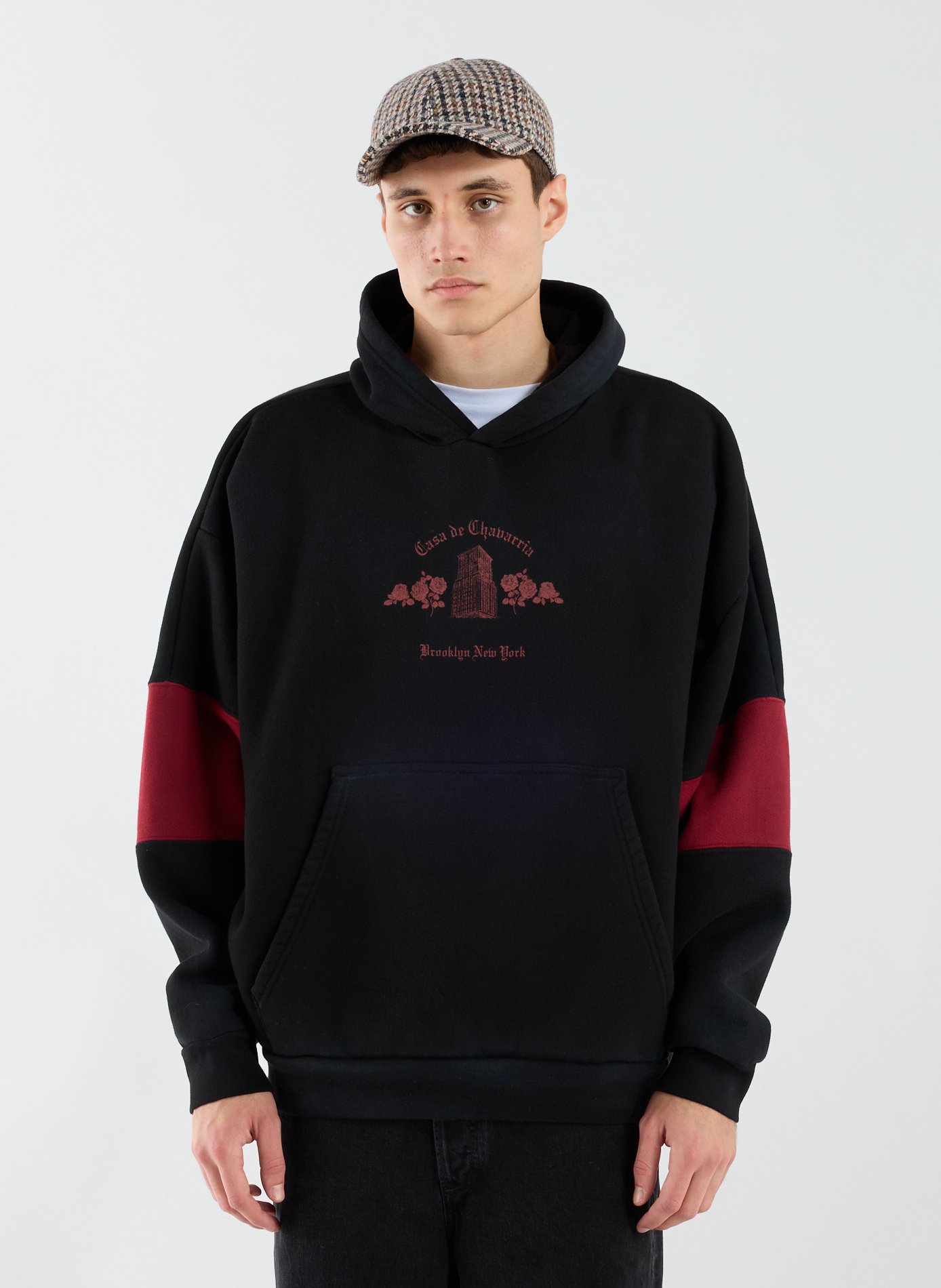 Sweat à capuche en coton WILLY CHAVARRIA Noir