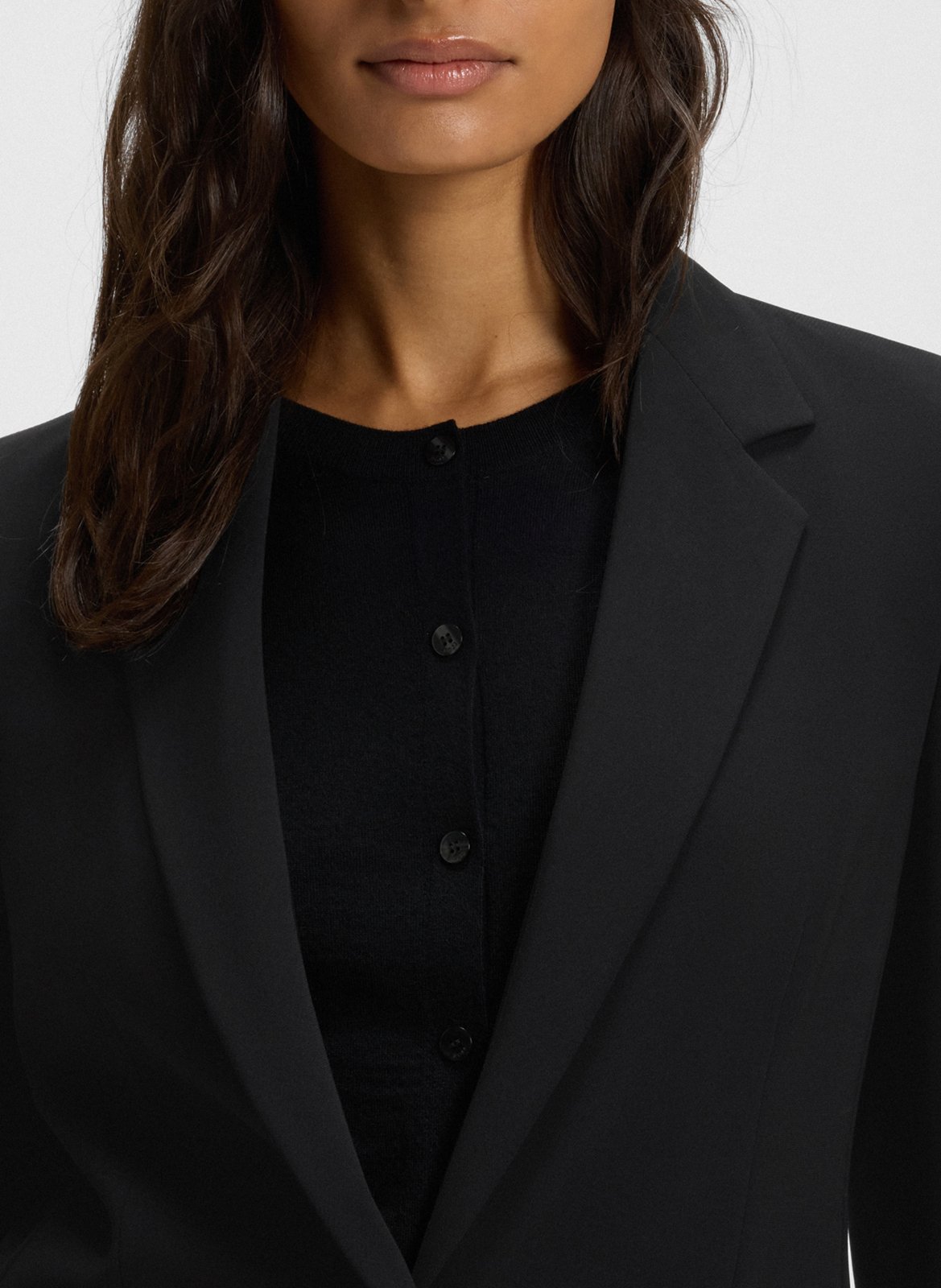 Veste de tailleur ajustée BOSS Noir