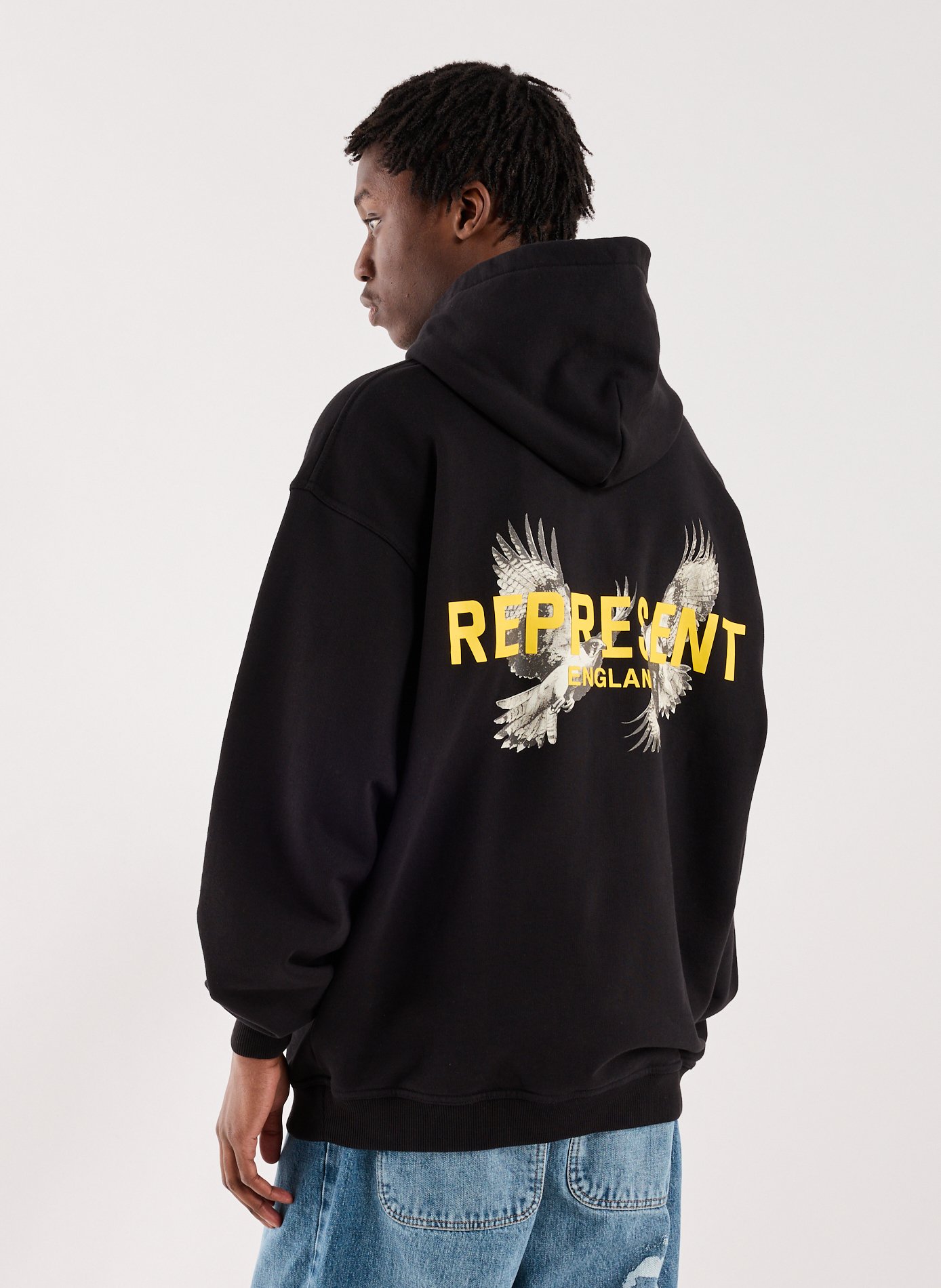 Cotton hoodie REPRESENT Blue