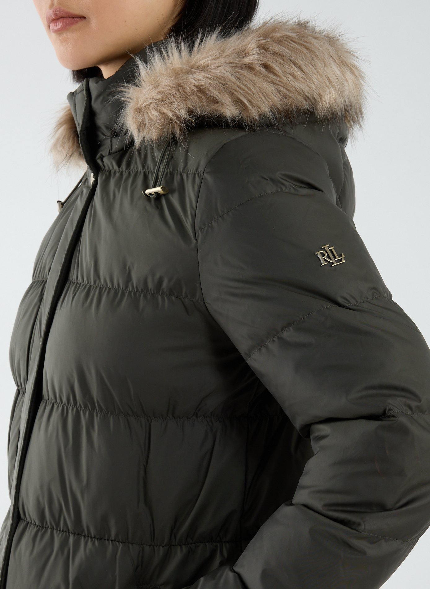 Manteau matelassé LAUREN Noir