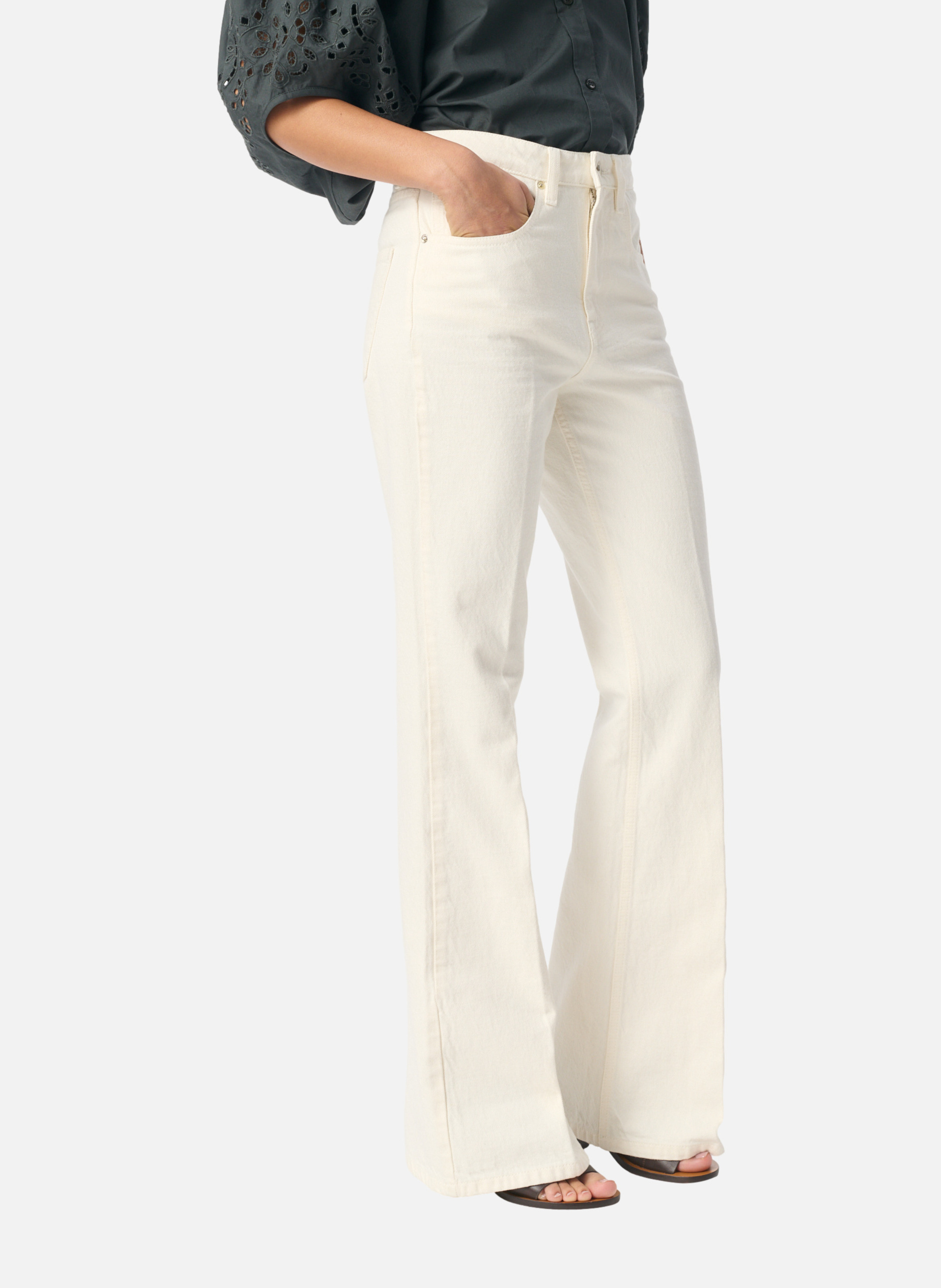 Jean ethan VANESSA BRUNO Blanc